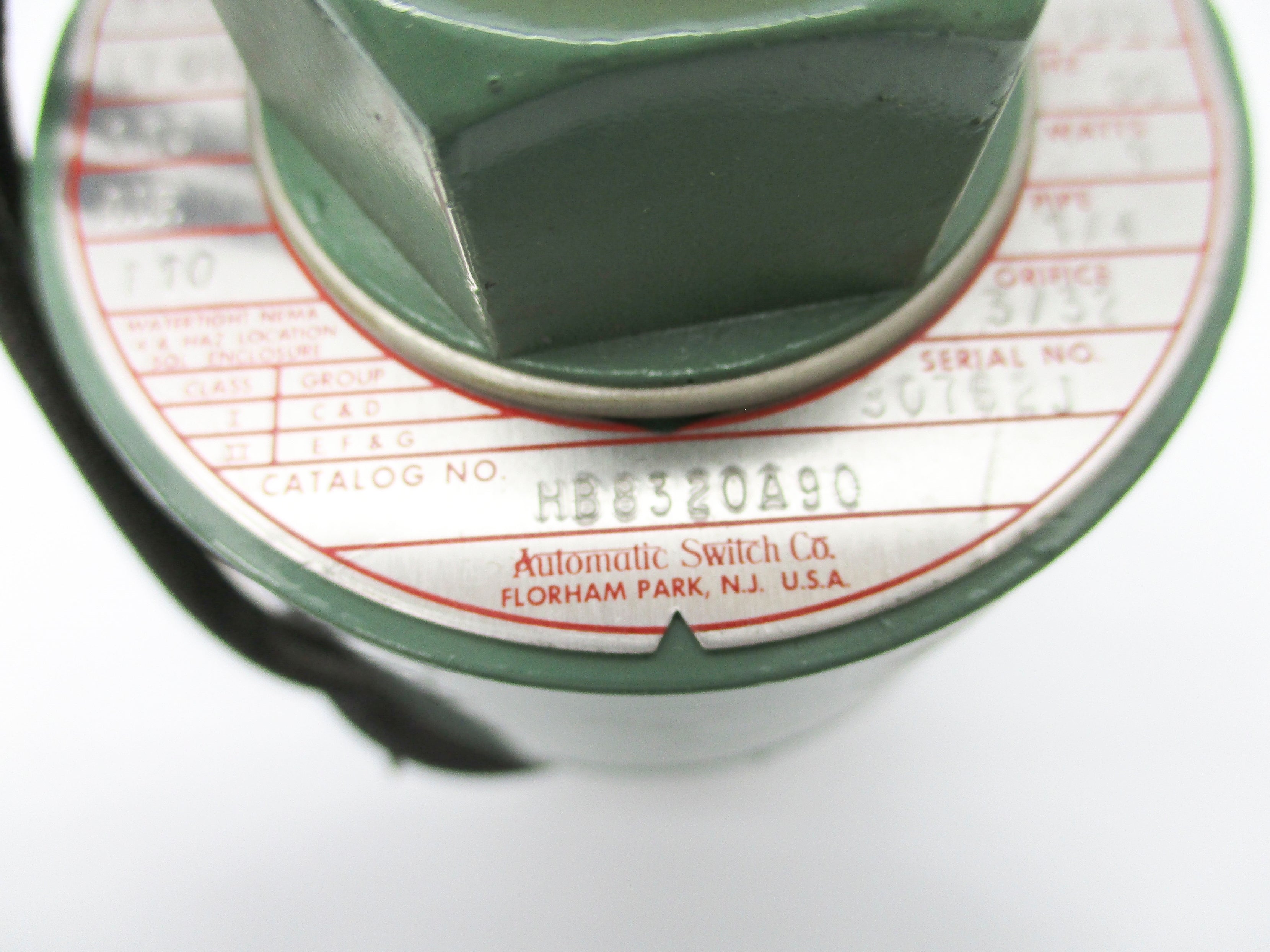 ASCO HB8320A90 110/120V 110PSI 1/4" NSNP