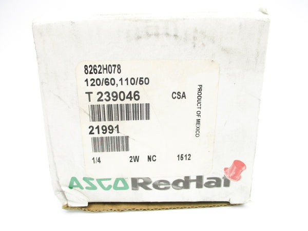 ASCO 8262H078 110/120V 50PSI 1/4" NSMP