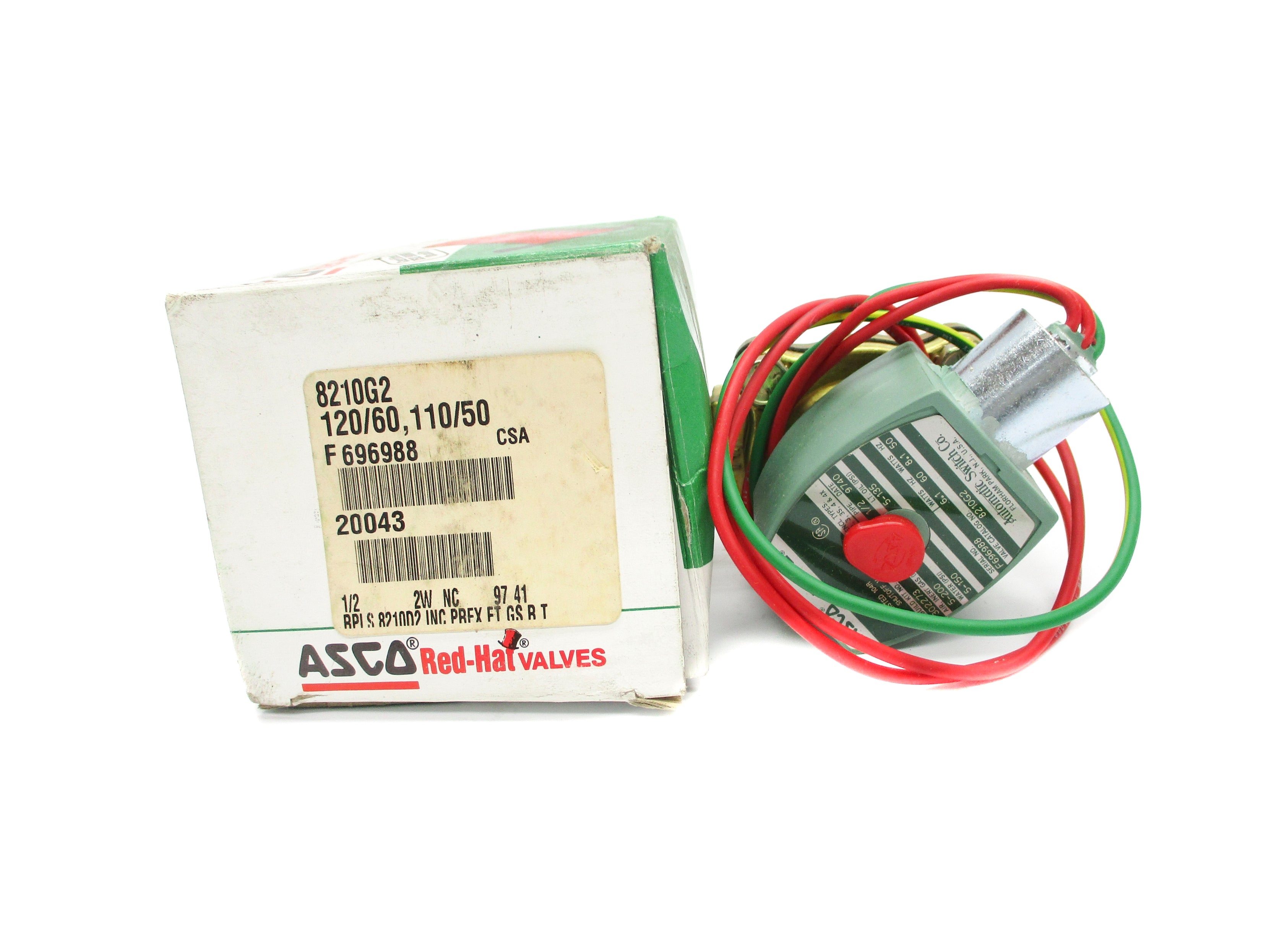 ASCO 8210G2 110/120V 5-200PSI 1/2" NSMP