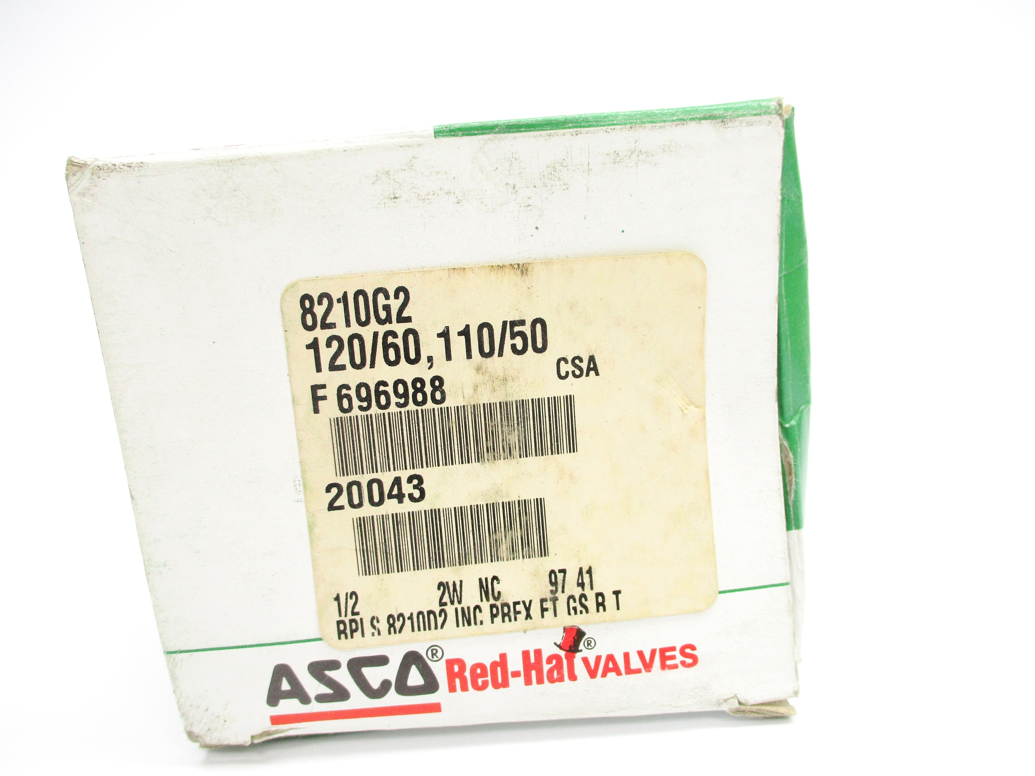 ASCO 8210G2 110/120V 5-200PSI 1/2" NSMP