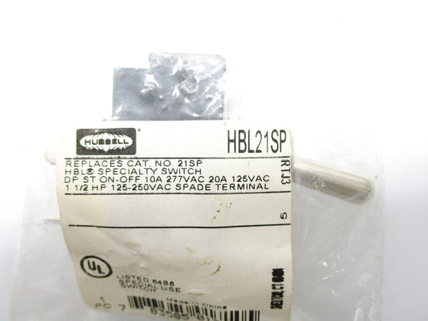 HUBBELL HBL21SP 277VAC 10A NSMP