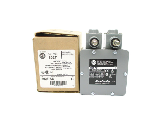 ALLEN BRADLEY 802T-AD SER. C 120-600VAC 60A (BR/WH) NSMP