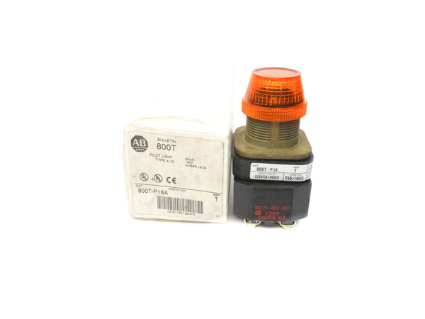 ALLEN BRADLEY 800T-P16A SER. T 120V (WH) NSMP