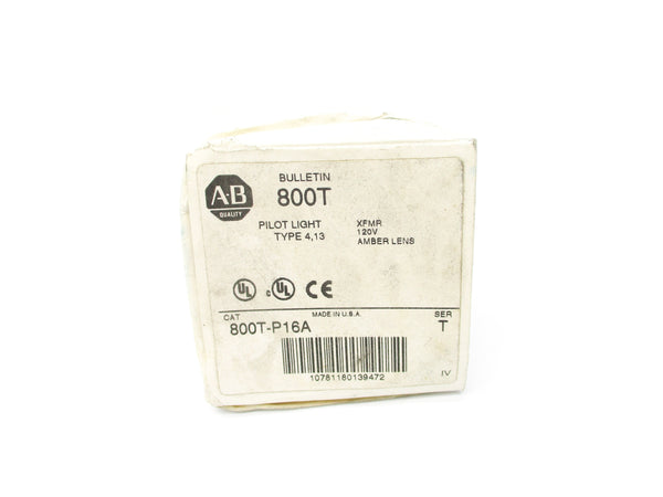 ALLEN BRADLEY 800T-P16A SER. T 120V (WH) NSMP