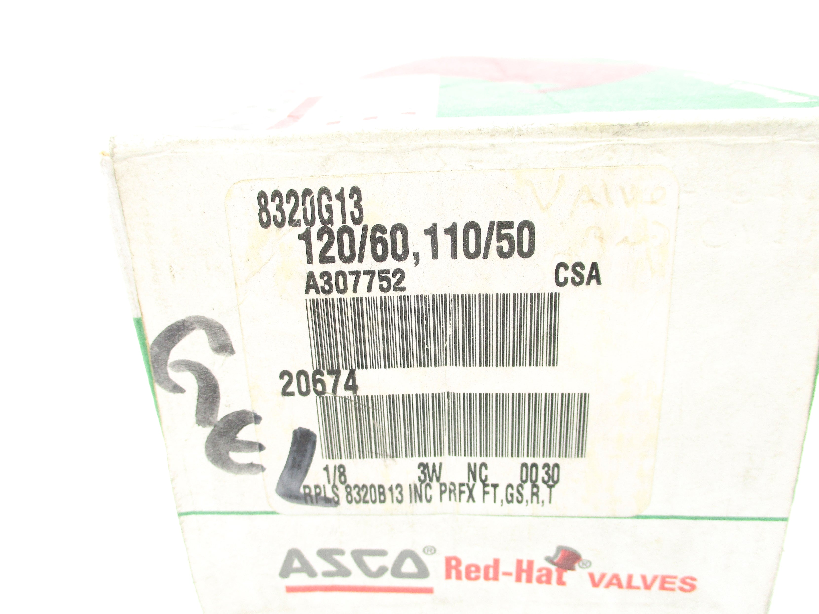 ASCO 8320G13 110/120V 125-150PSI 1/8" NSMP