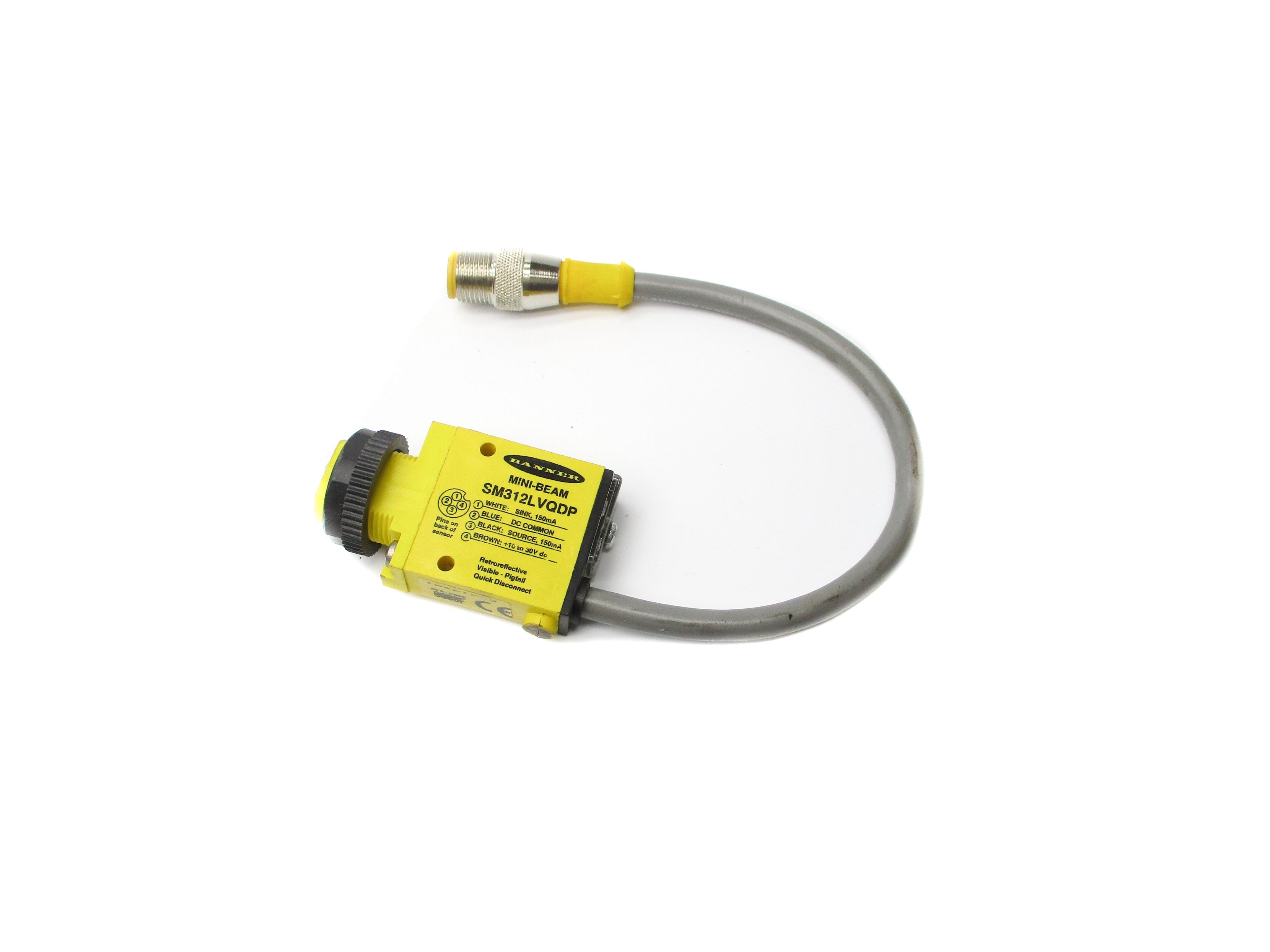BANNER ENGINEERING SM312LVQDP 10-30VDC NSNP