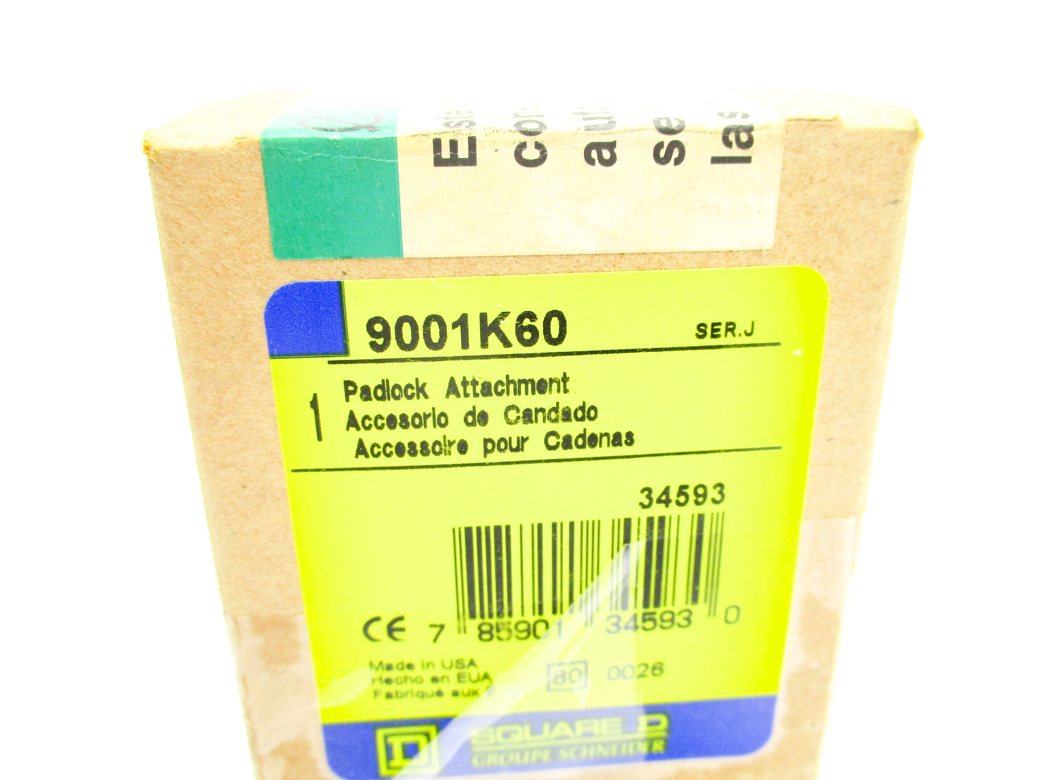 SQUARE D 9001K60 SER. J NSMP