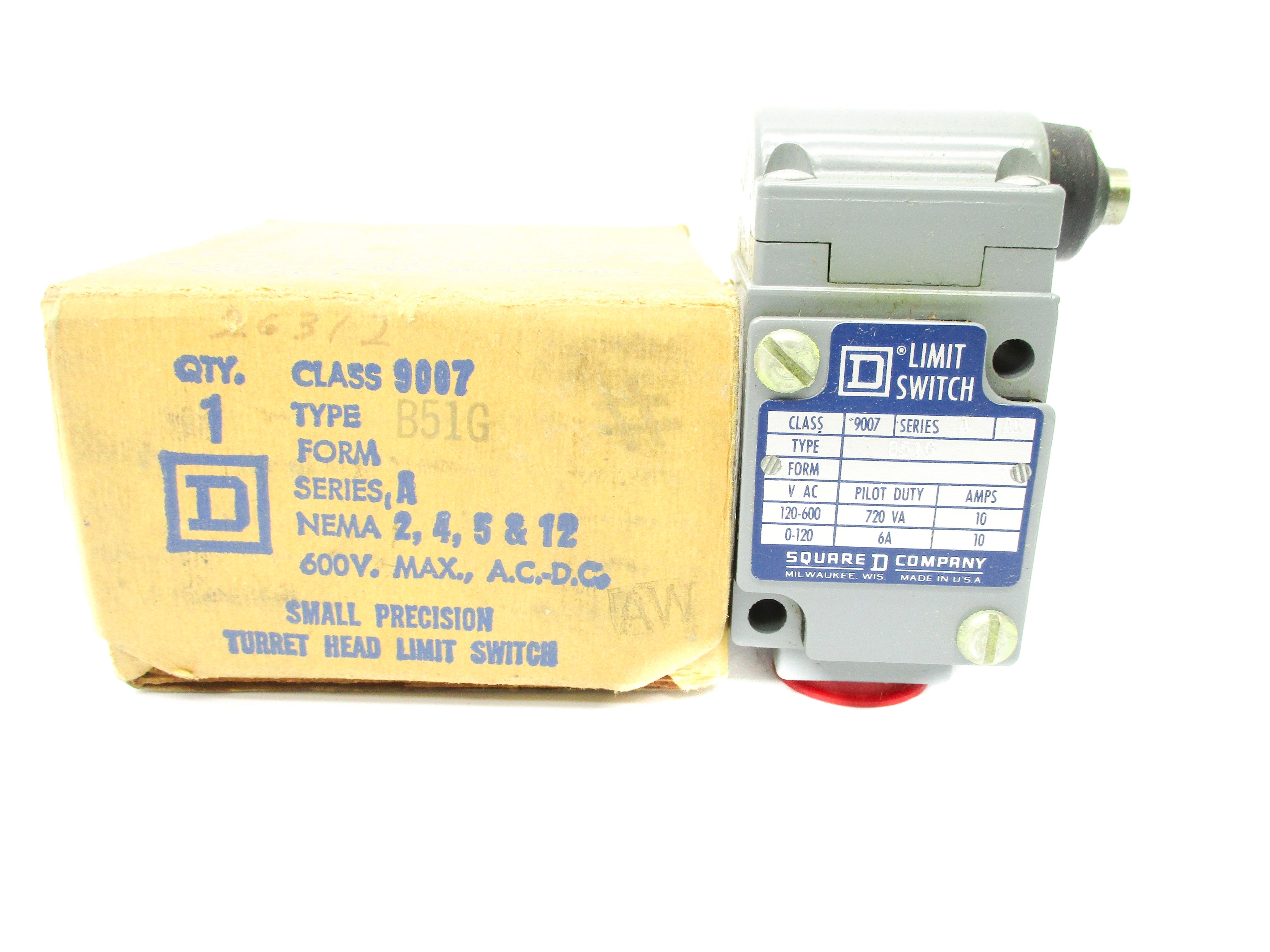 SQUARE D 9007B51G SER. A NSMP