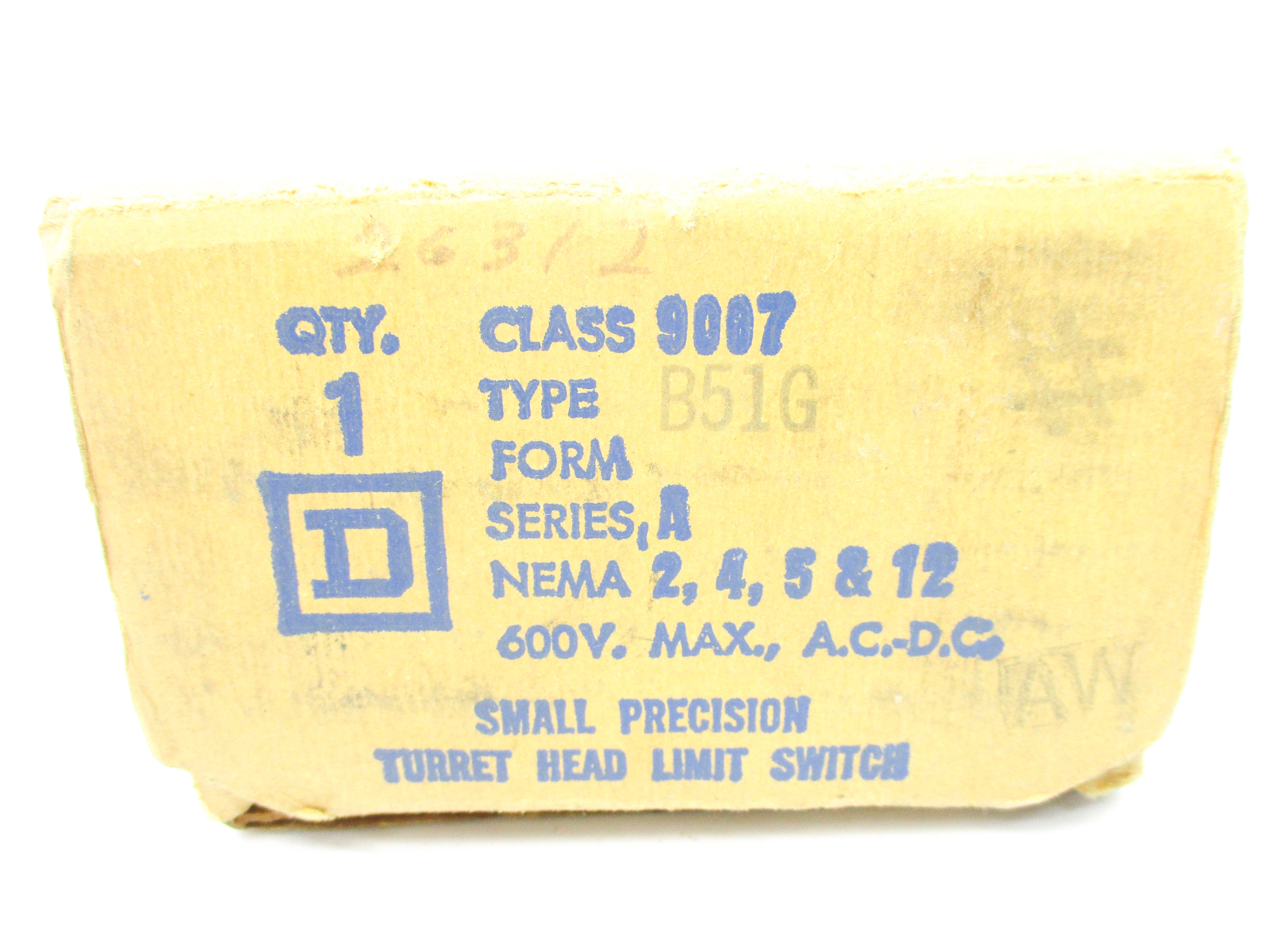 SQUARE D 9007B51G SER. A NSMP