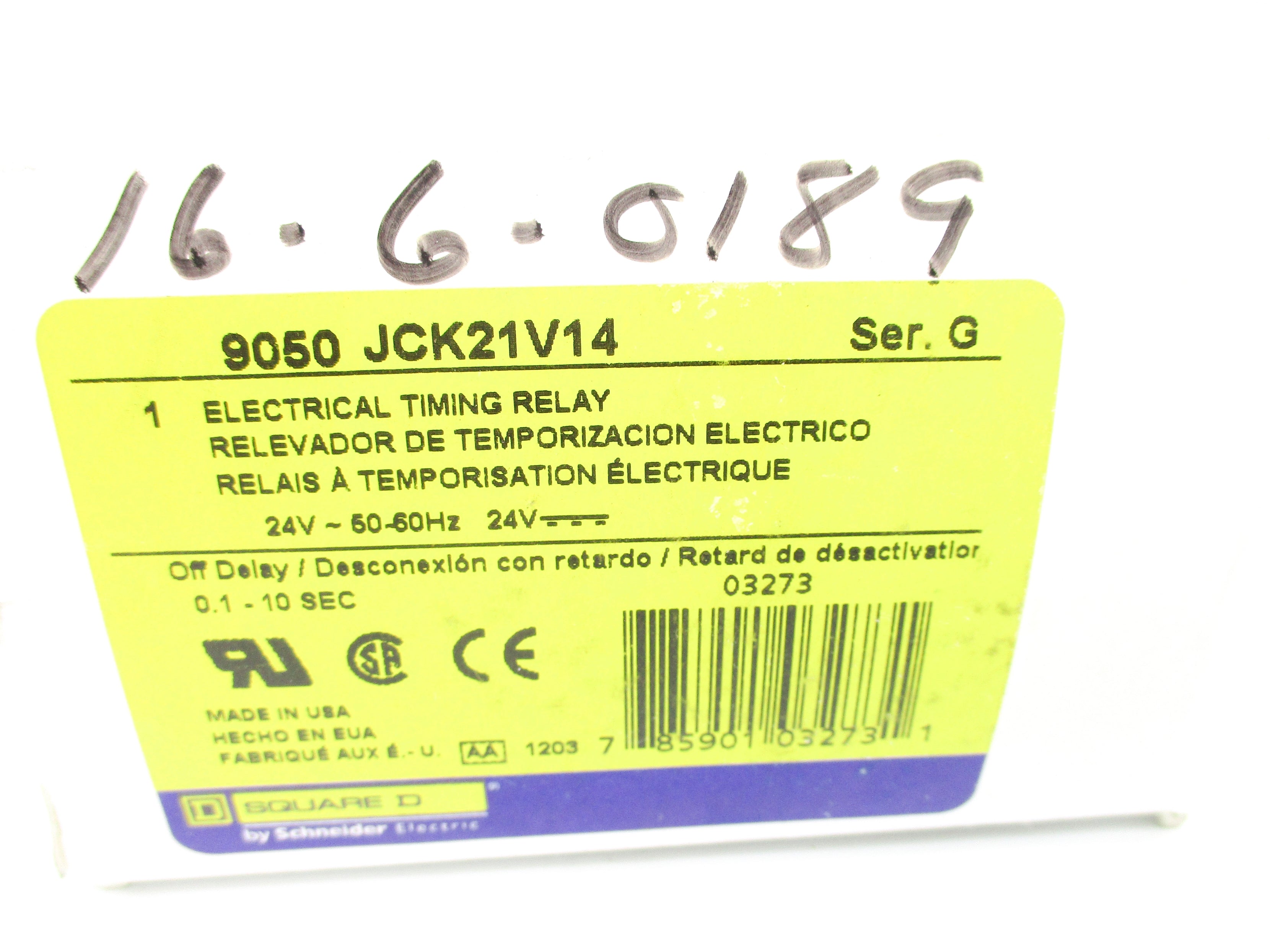 SQUARE D 9050JCK21V14 SER. G 24V NSMP