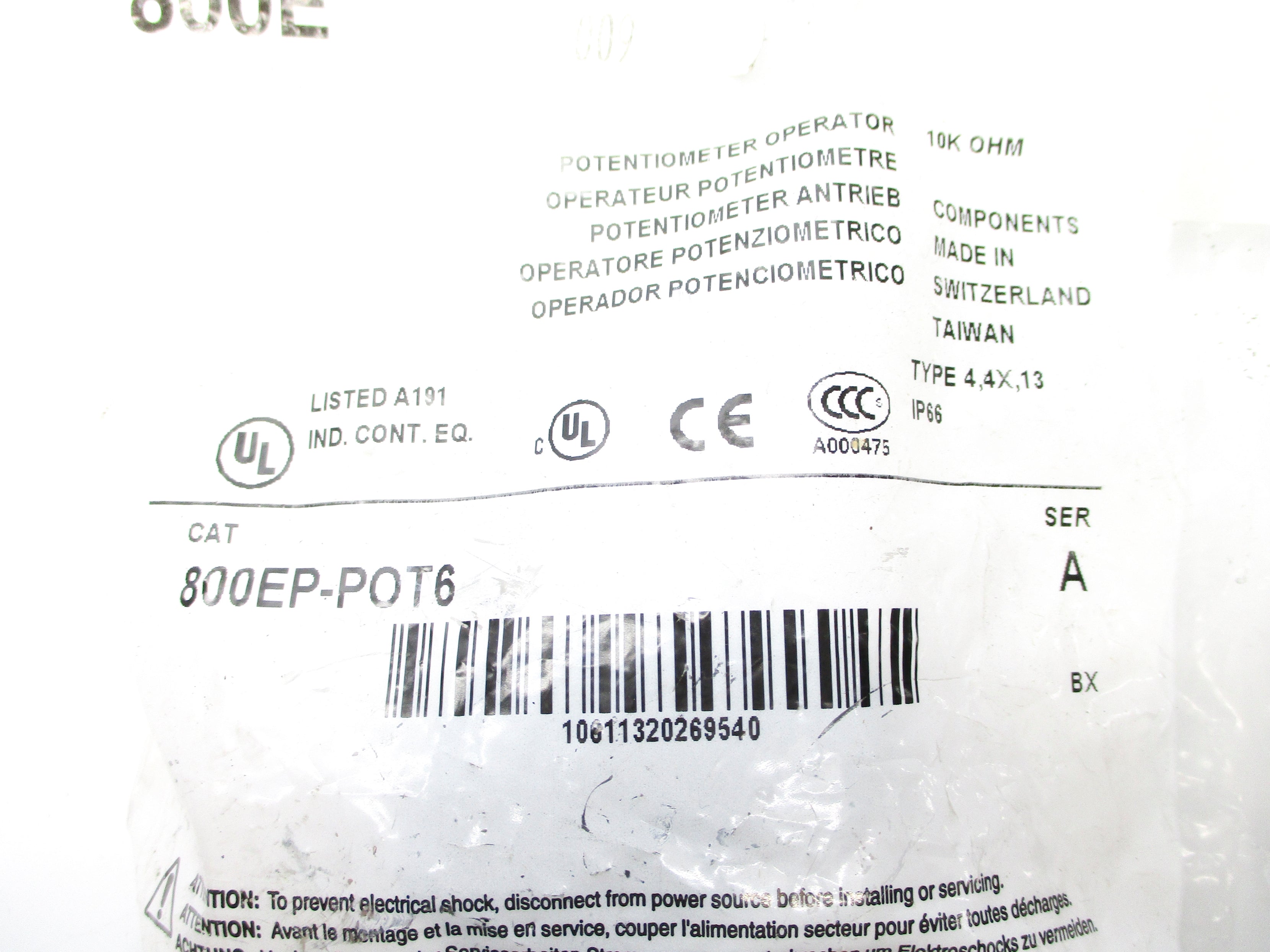 INDUSTRIAL SPARE PART 800EP-POT6 SER. A NSMP