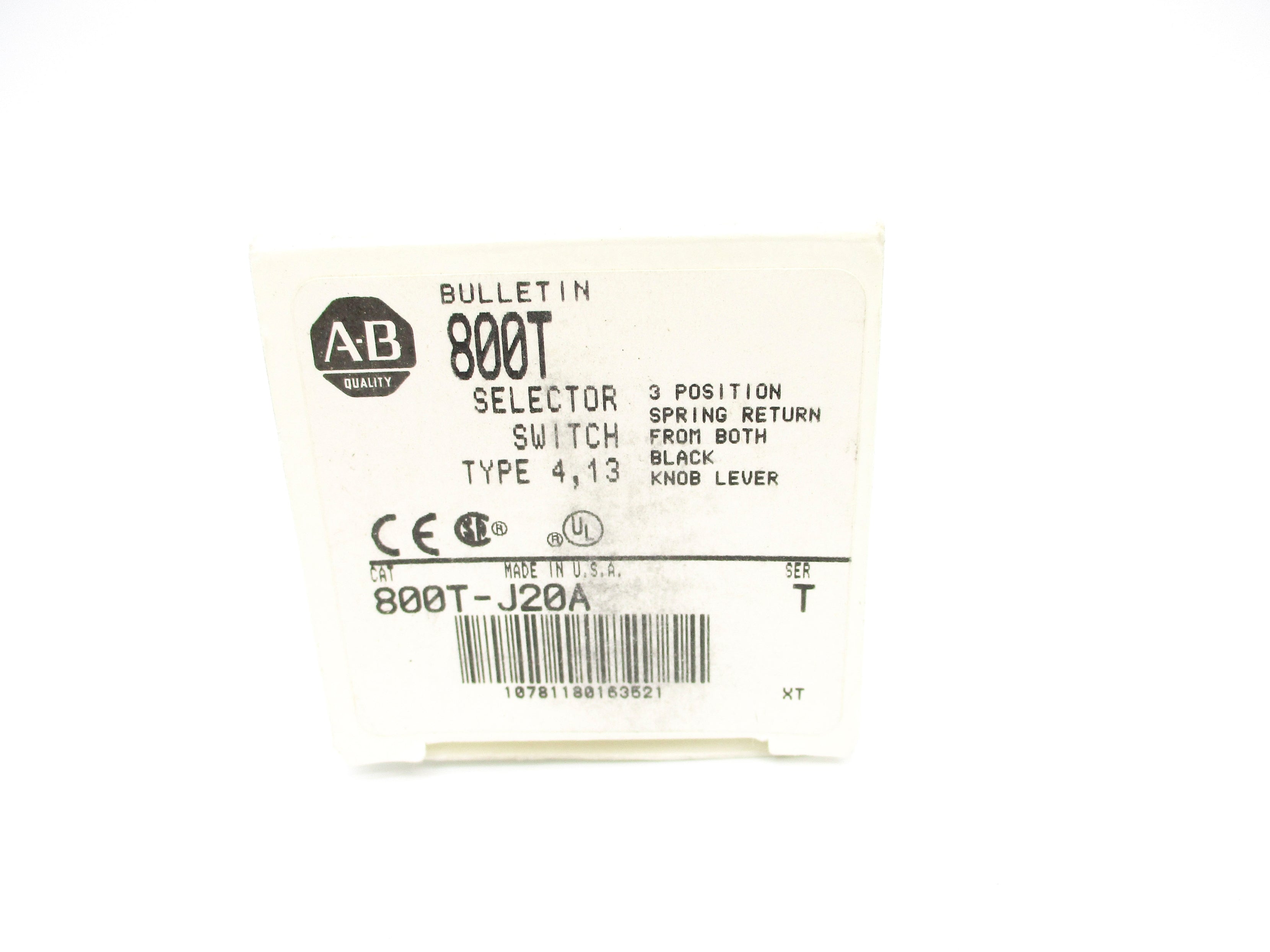INDUSTRIAL SPARE PART 800T-J20A SER. T (WH) NSMP