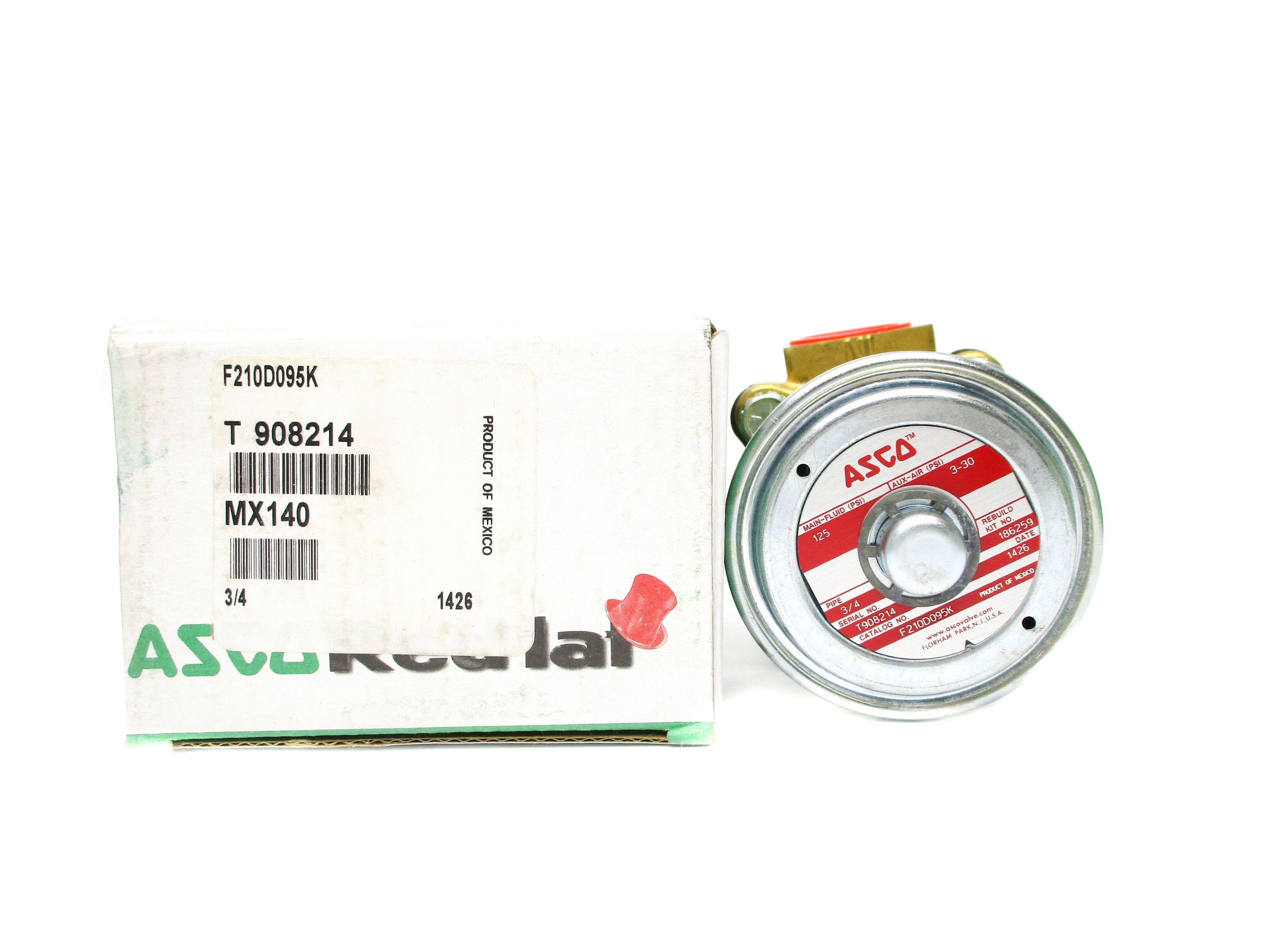 ASCO F210D095K 125PSI NSMP