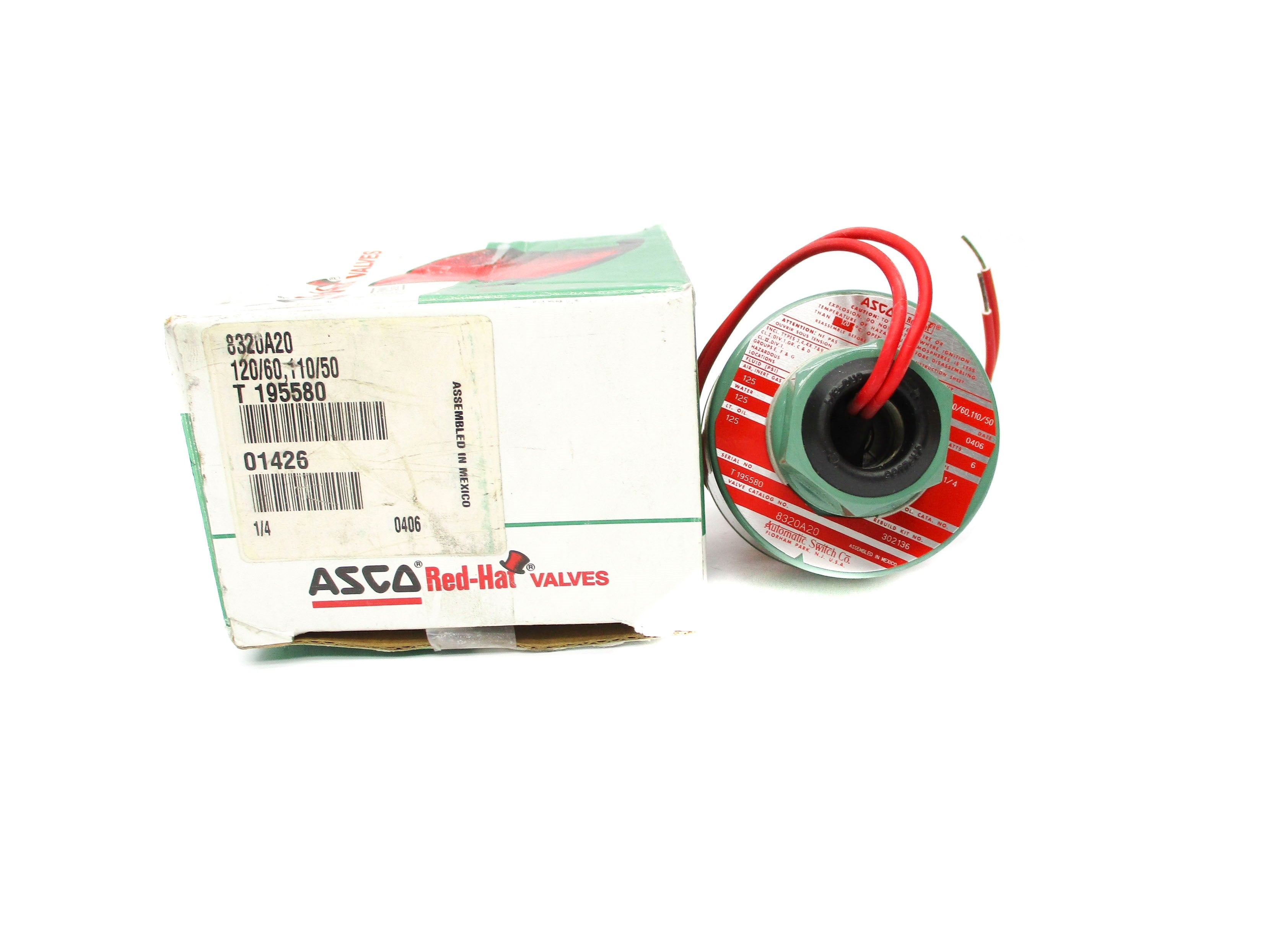 ASCO 8320A20 110/120V 125PSI NSMP