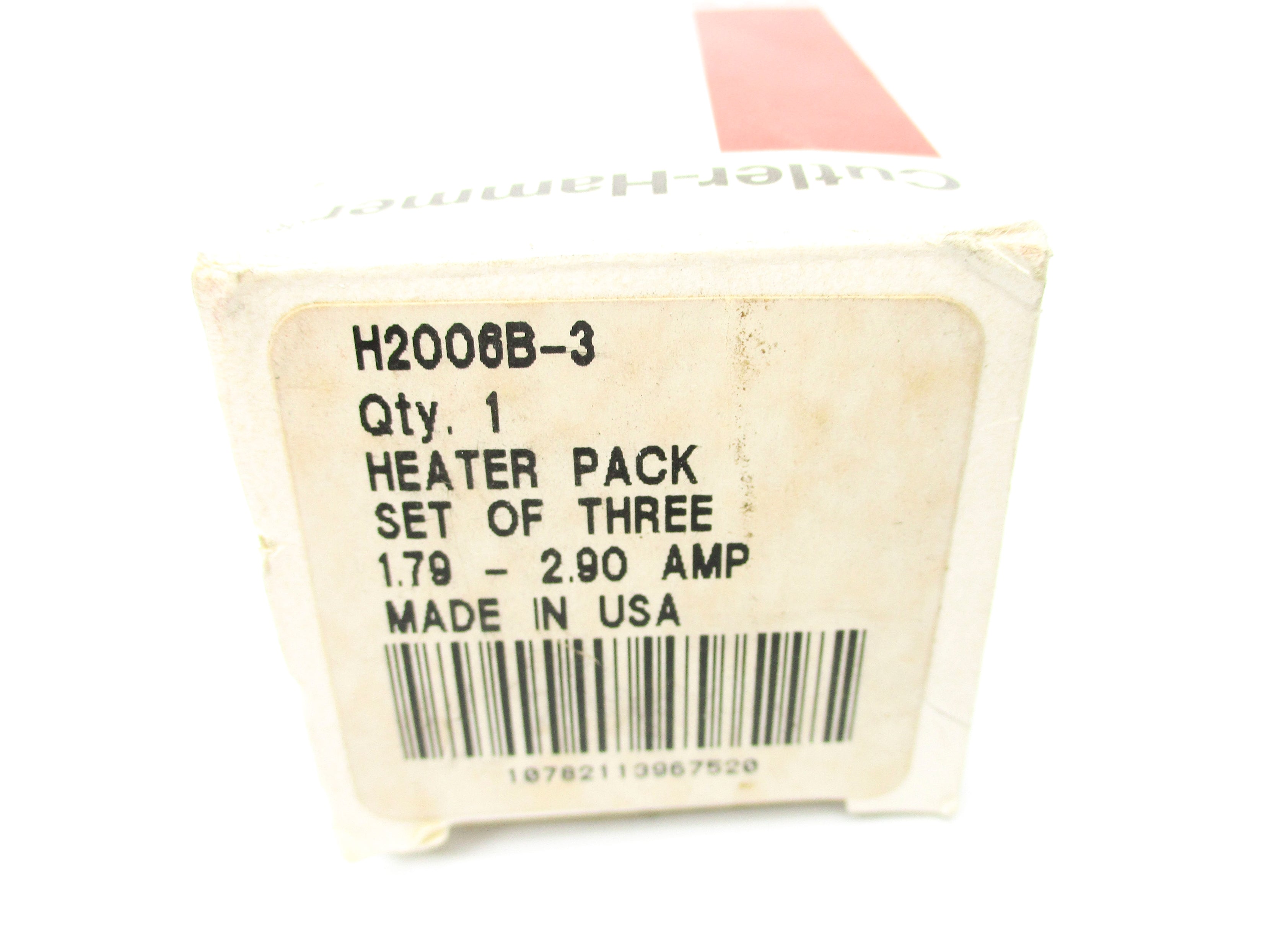 CUTLER HAMMER H2006B-3 1.79-2.90A (PKG OF 3) NSMP