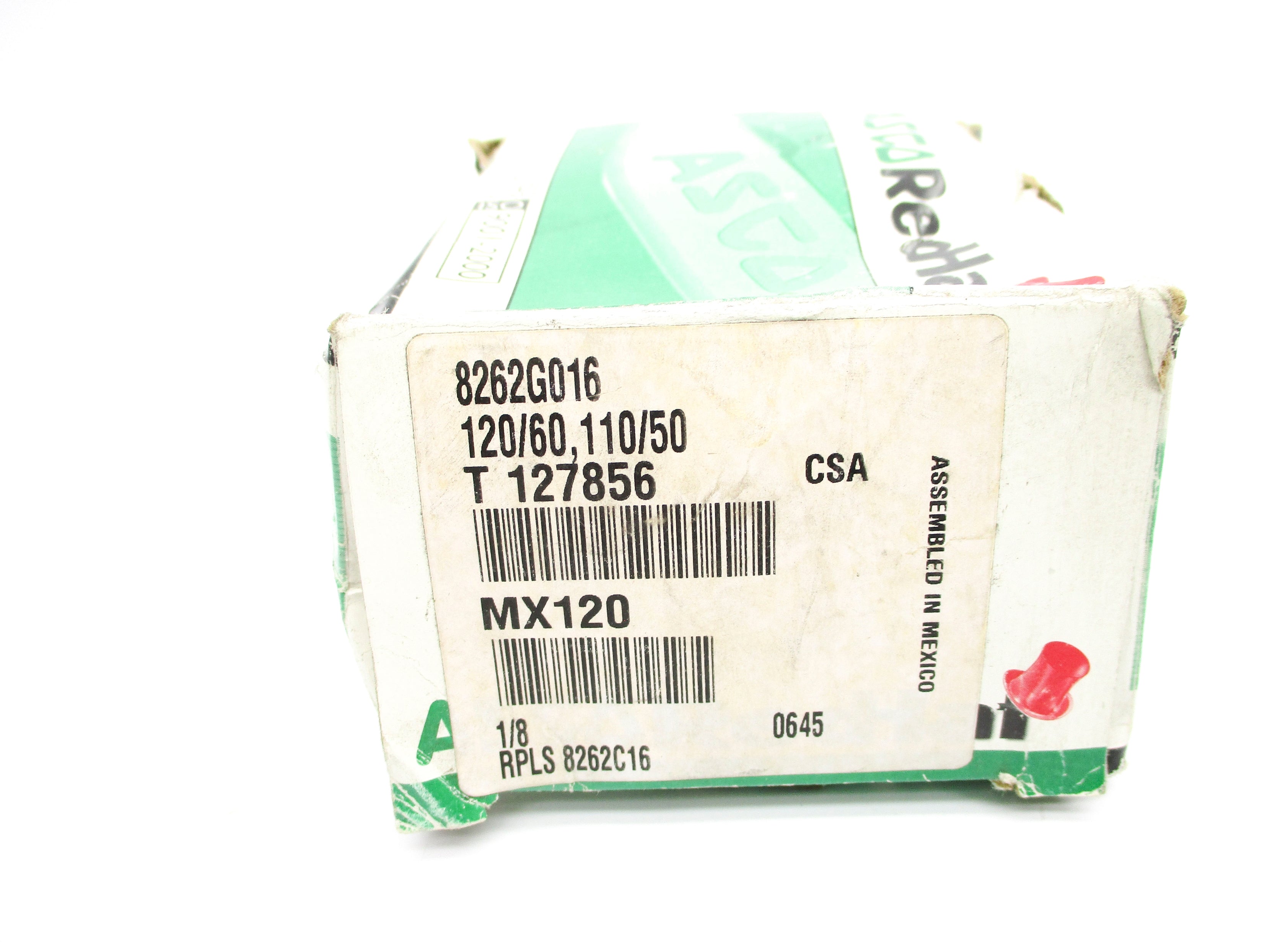 ASCO 8262G016 110/120V 215PSI NSMP