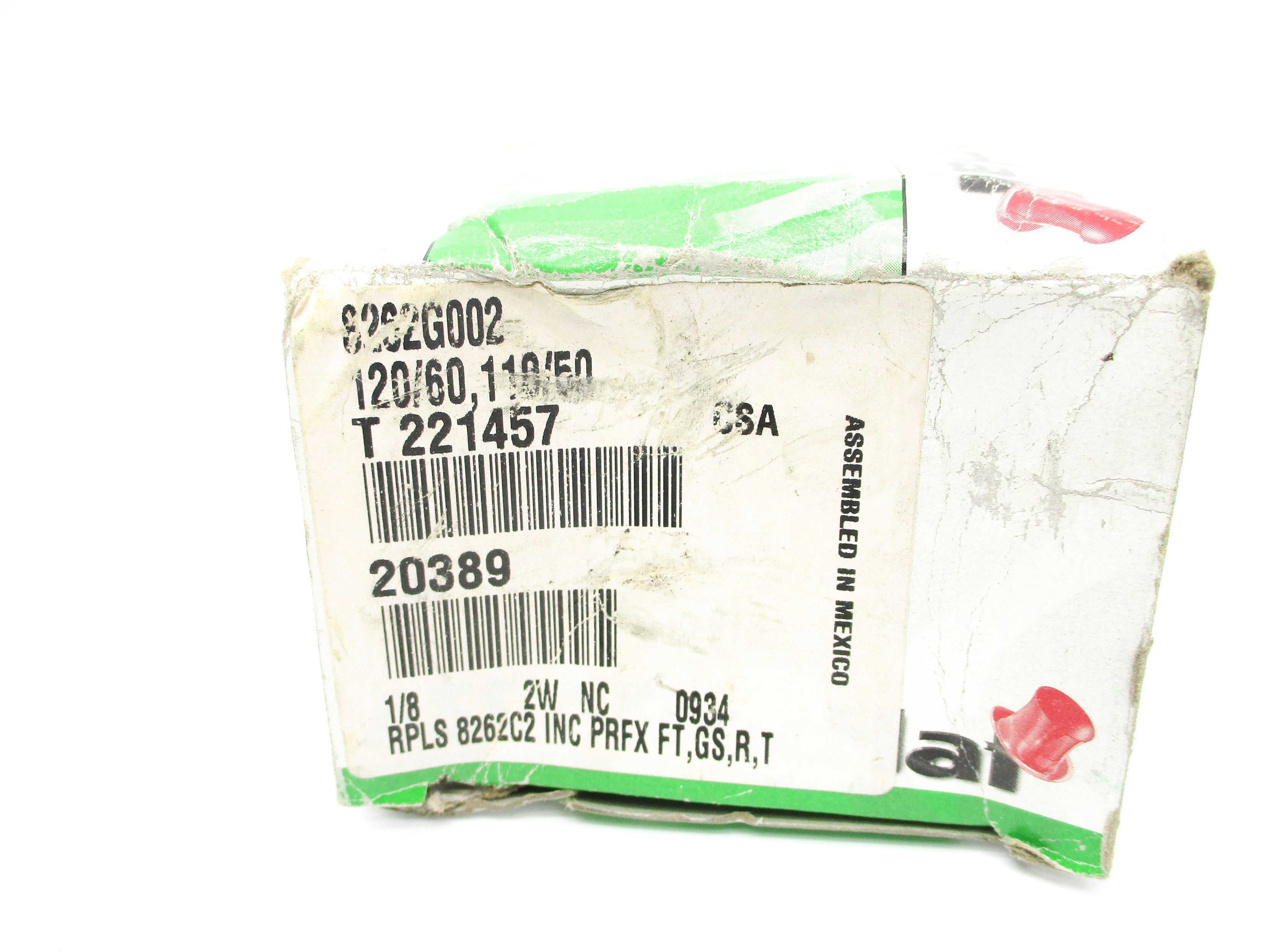 ASCO 8262G002 110/120V 180PSI 1/8" NSMP