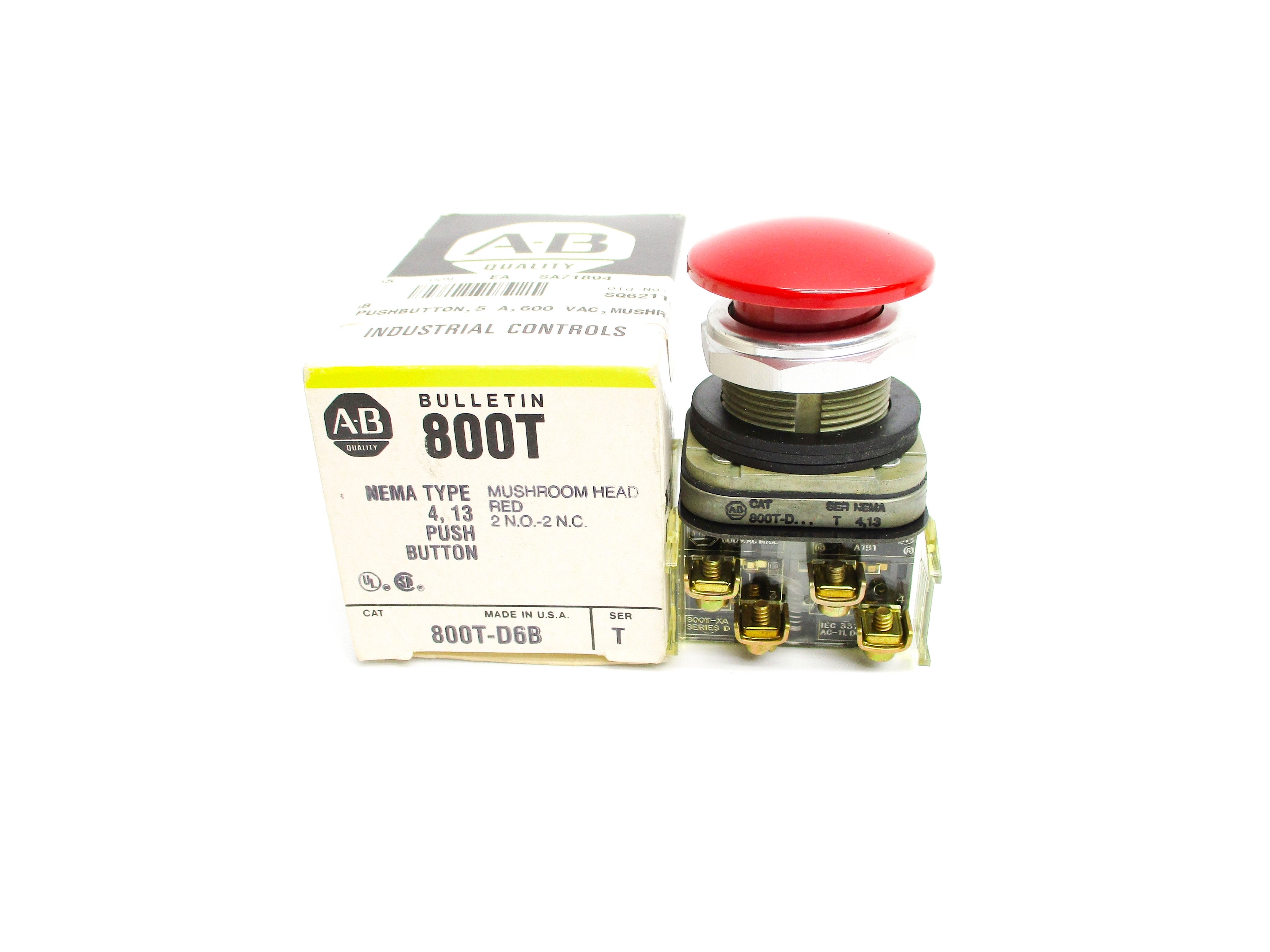 INDUSTRIAL SPARE PART 800T-D6B SER. T (BK/YL) NSMP