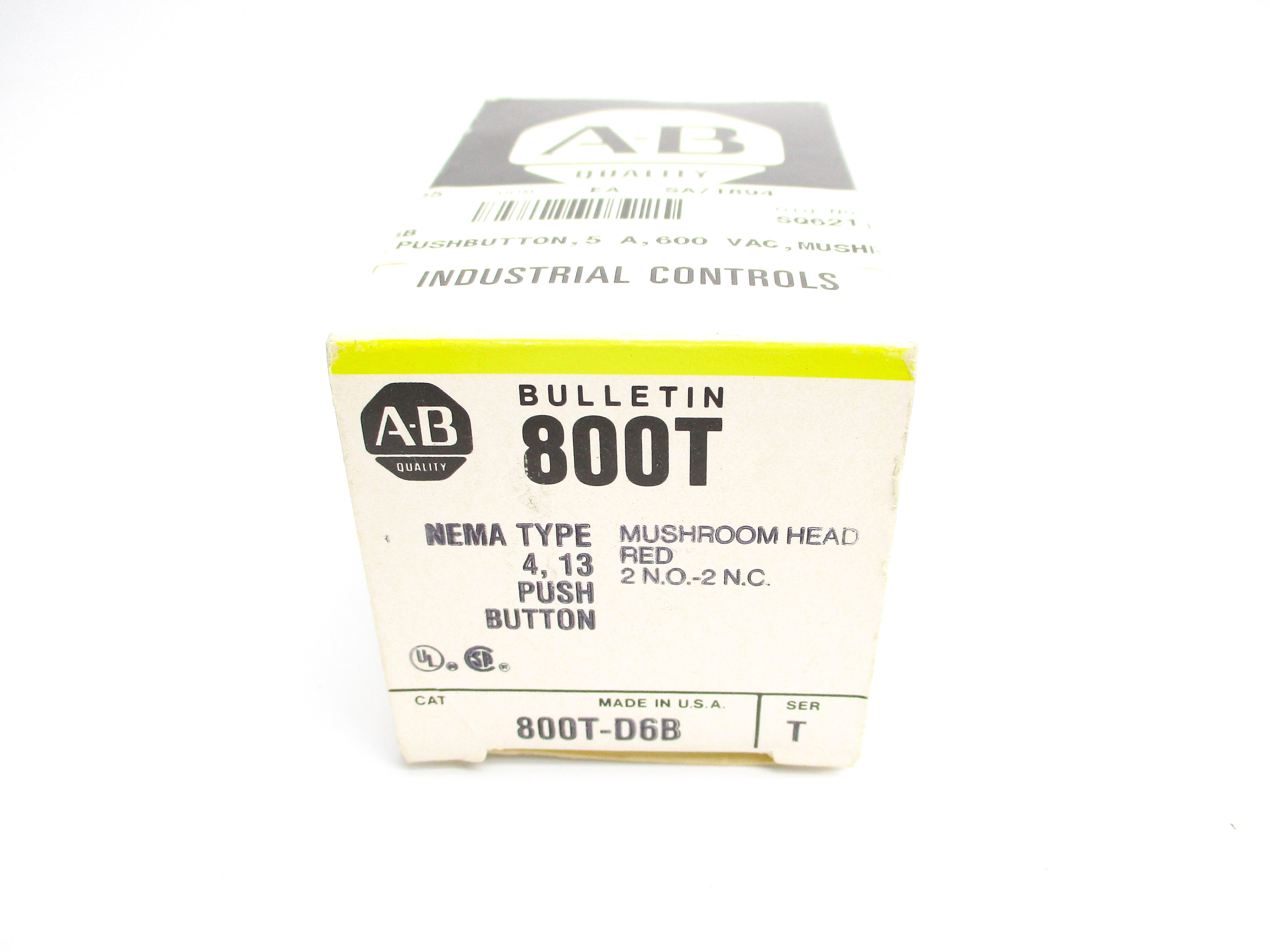 INDUSTRIAL SPARE PART 800T-D6B SER. T (BK/YL) NSMP
