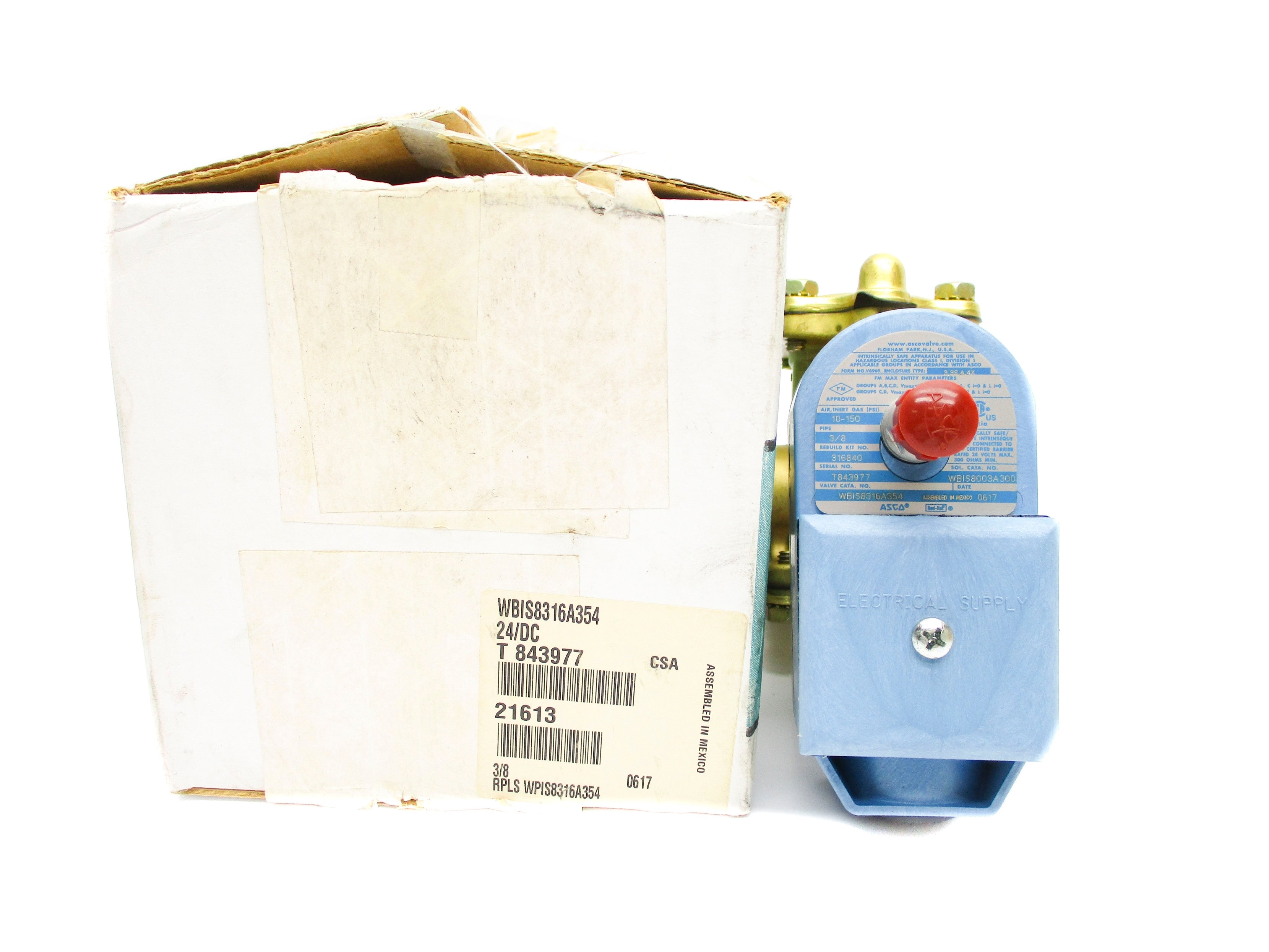 ASCO WBIS8316A354 24/DC 10-150PSI NSMP