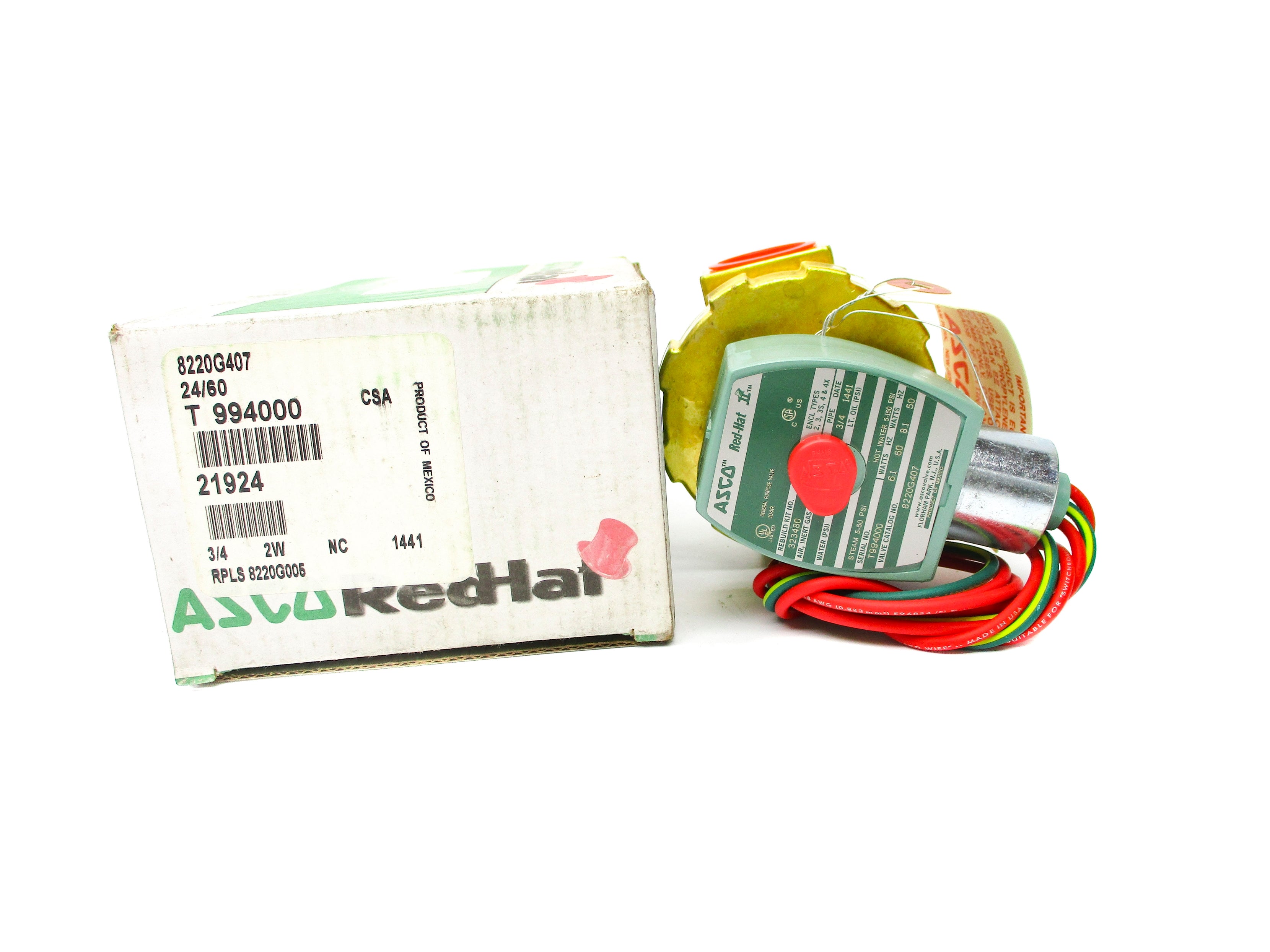 ASCO 8220G407 24V 3/4" NSMP