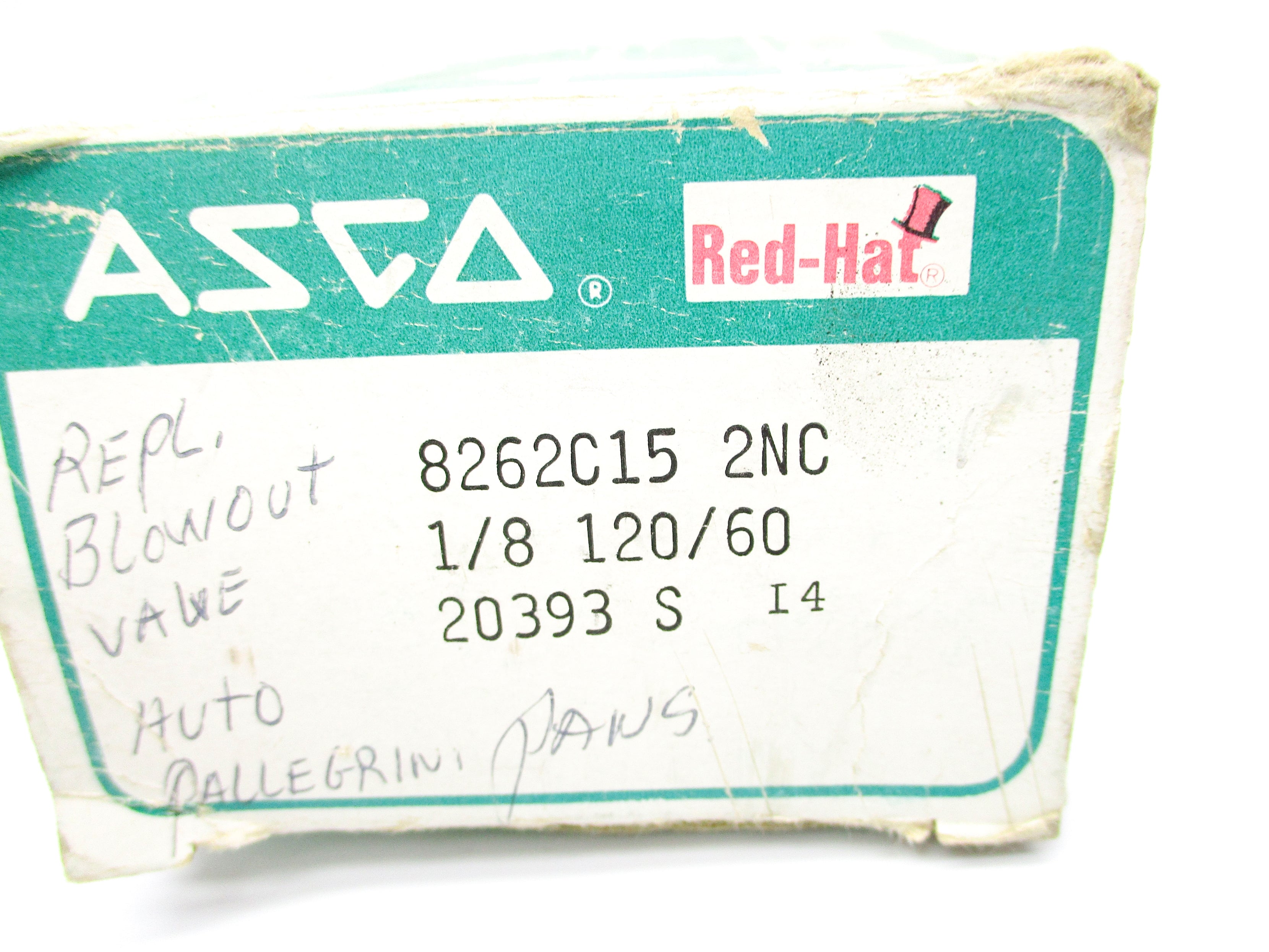 ASCO 8262C15 110/120V 290PSI NSMP