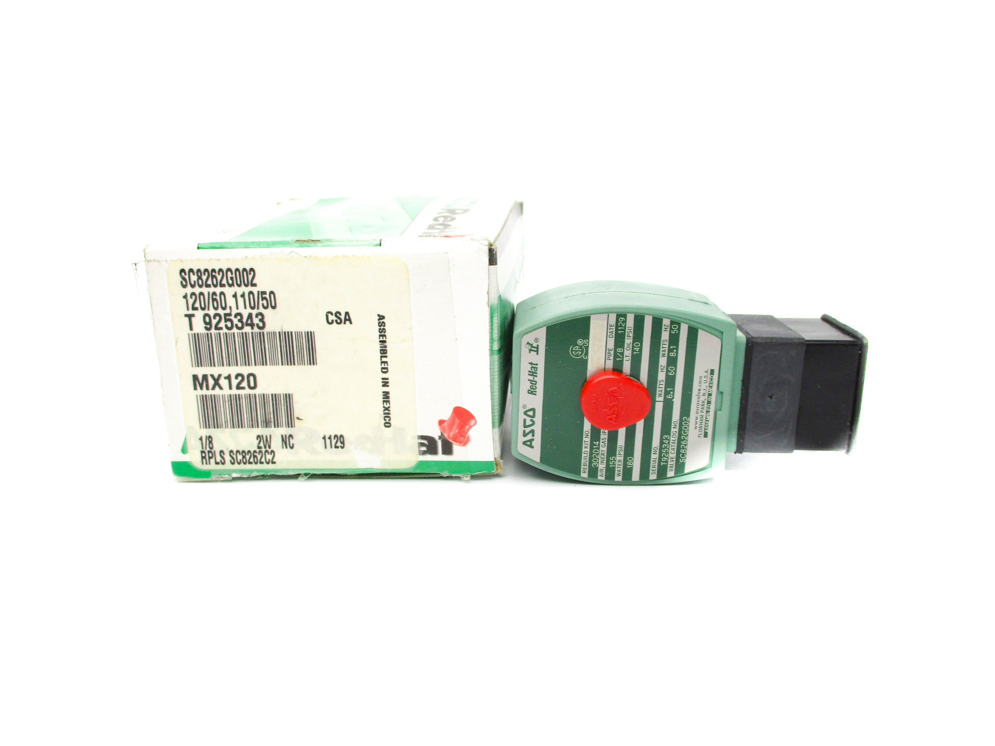 ASCO SC8262G002 110/120V 180PSI NSMP