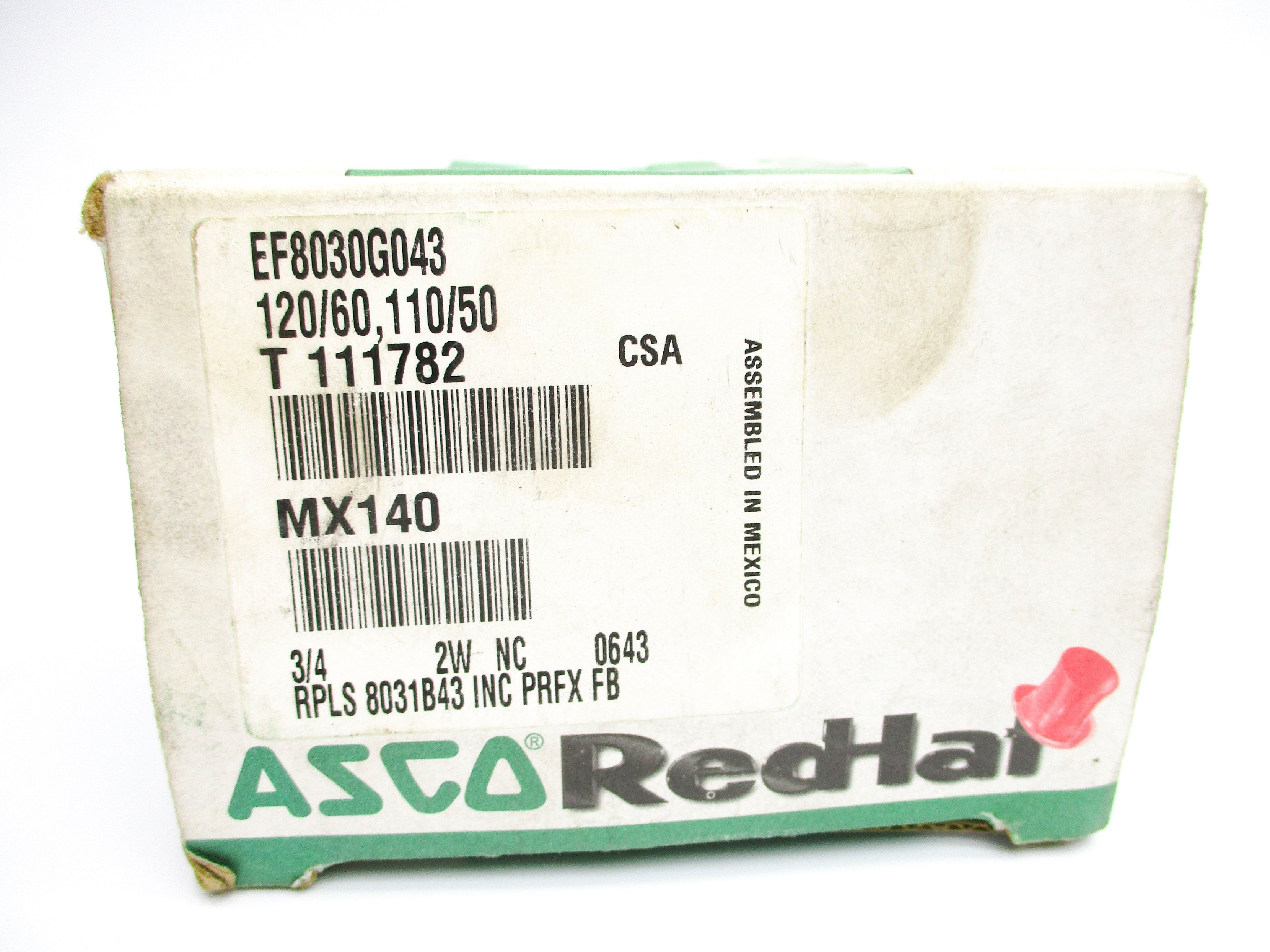 ASCO EF8030G043 110/120V 4PSI NSMP