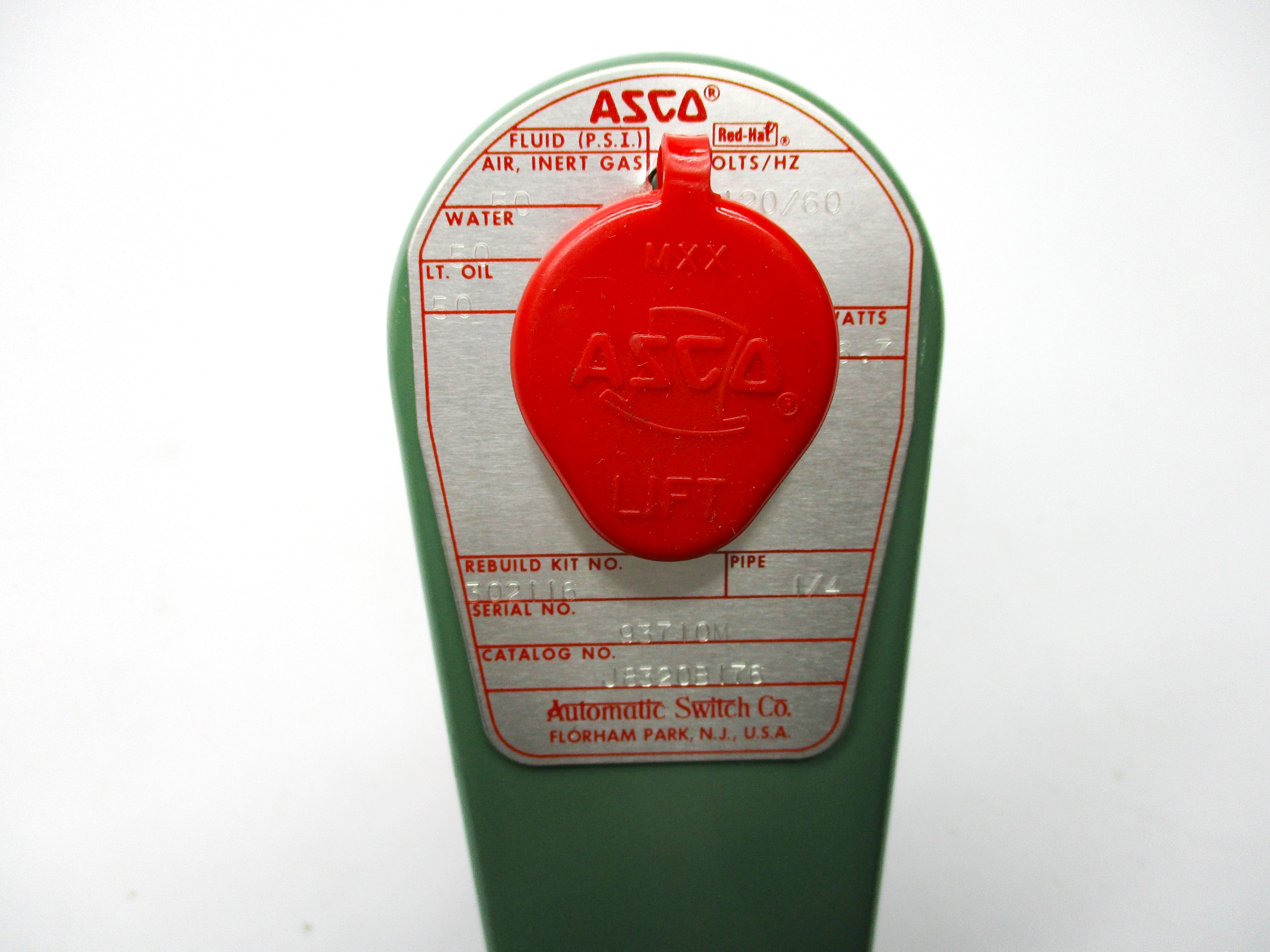 ASCO J8320B176 120V 50PSI 1/4" NSNP