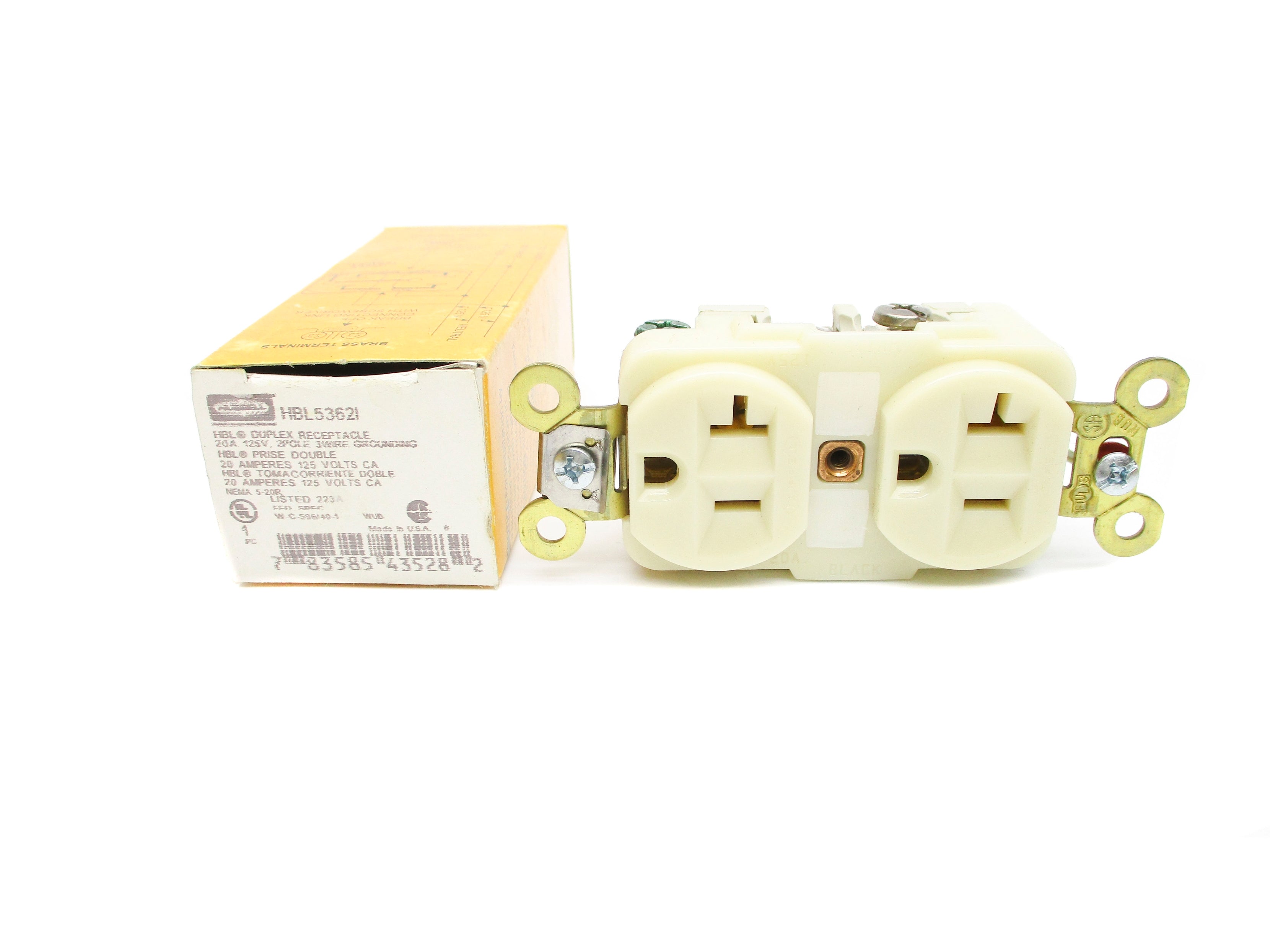 HUBBELL HBL5362I 125V 20A NSMP
