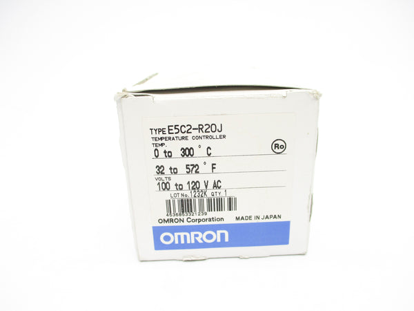 OMRON E5C2-R20J 100-120VAC 3A 0-300C/32-572F NSMP