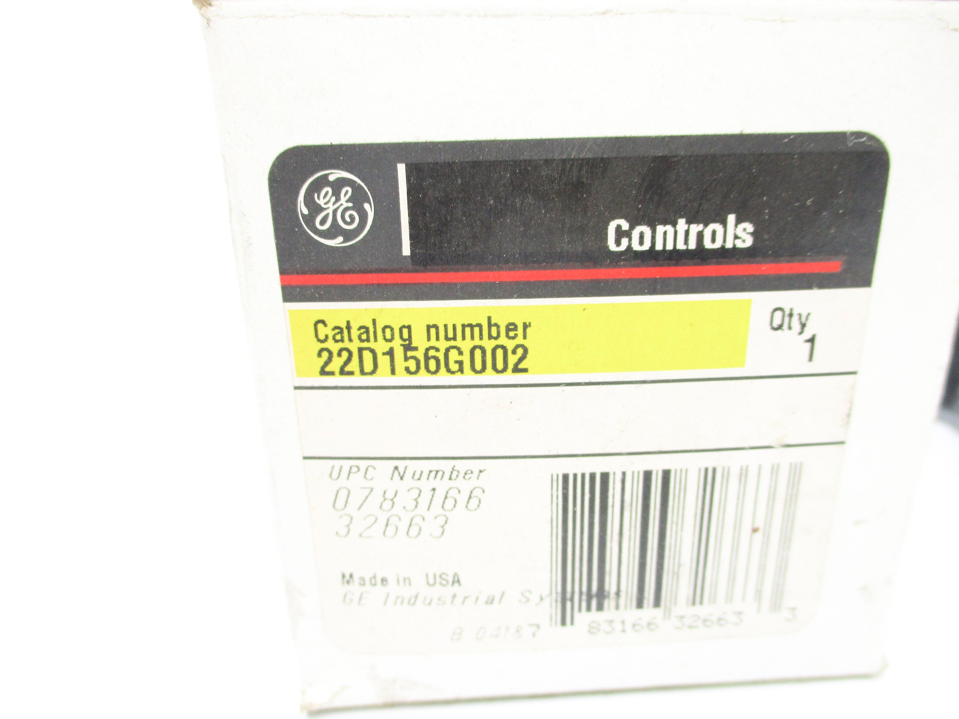 GENERAL ELECTRIC 22D156G002 92/110V NSMP