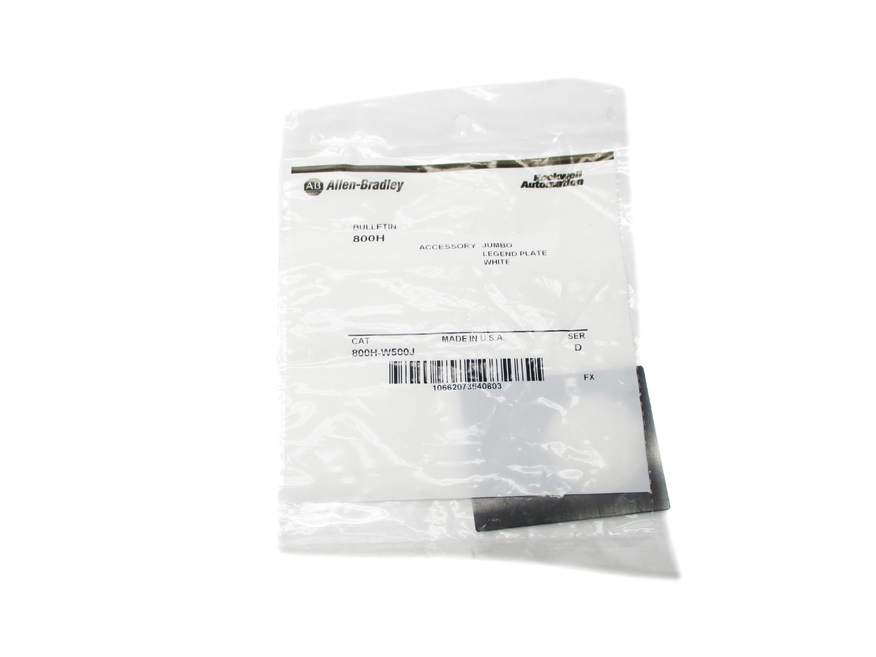 INDUSTRIAL SPARE PART 800H-W500J SER. D NSMP