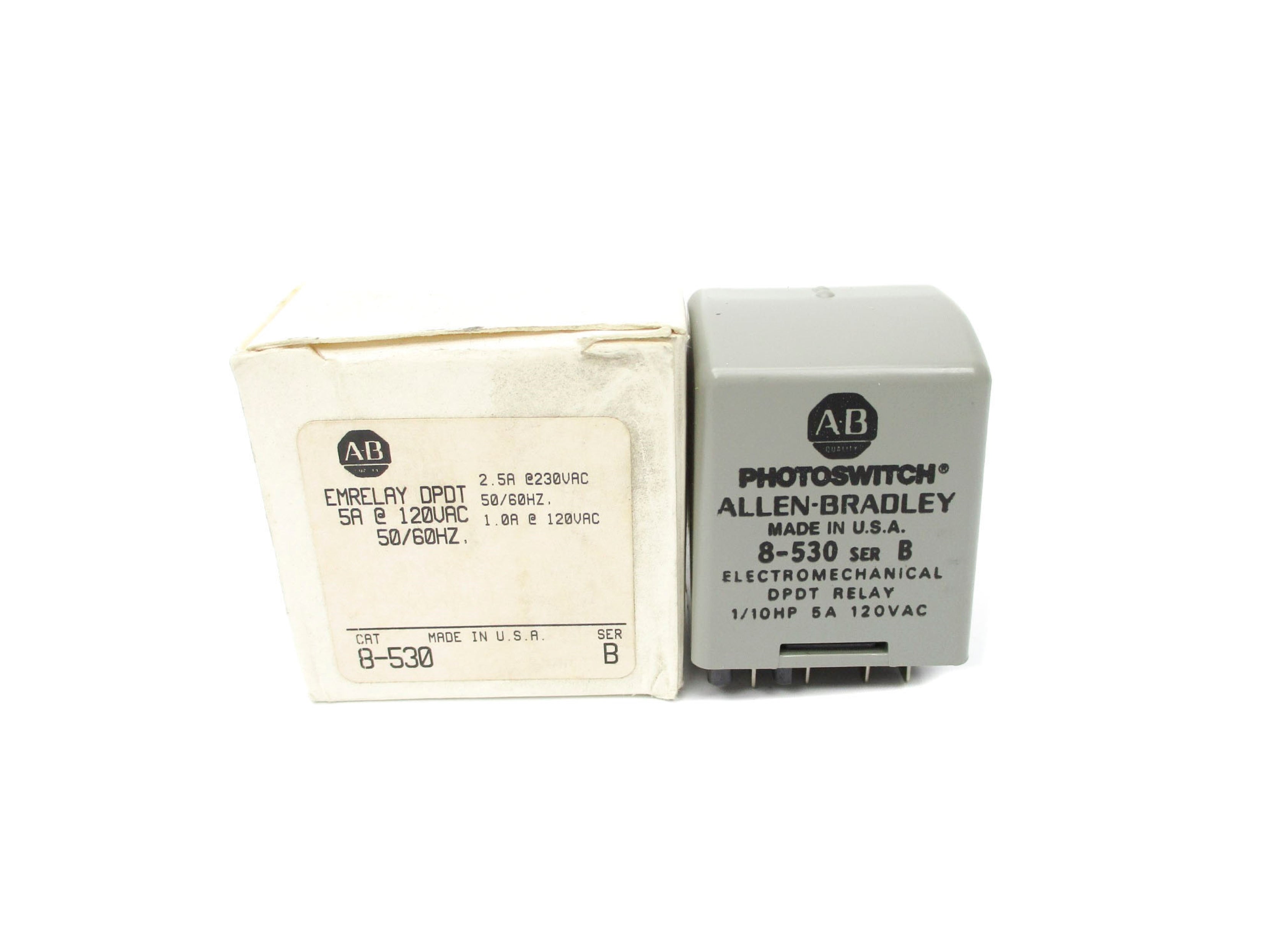INDUSTRIAL SPARE PART 8-530 SER. B 120VAC 2.5A (WH) NSMP