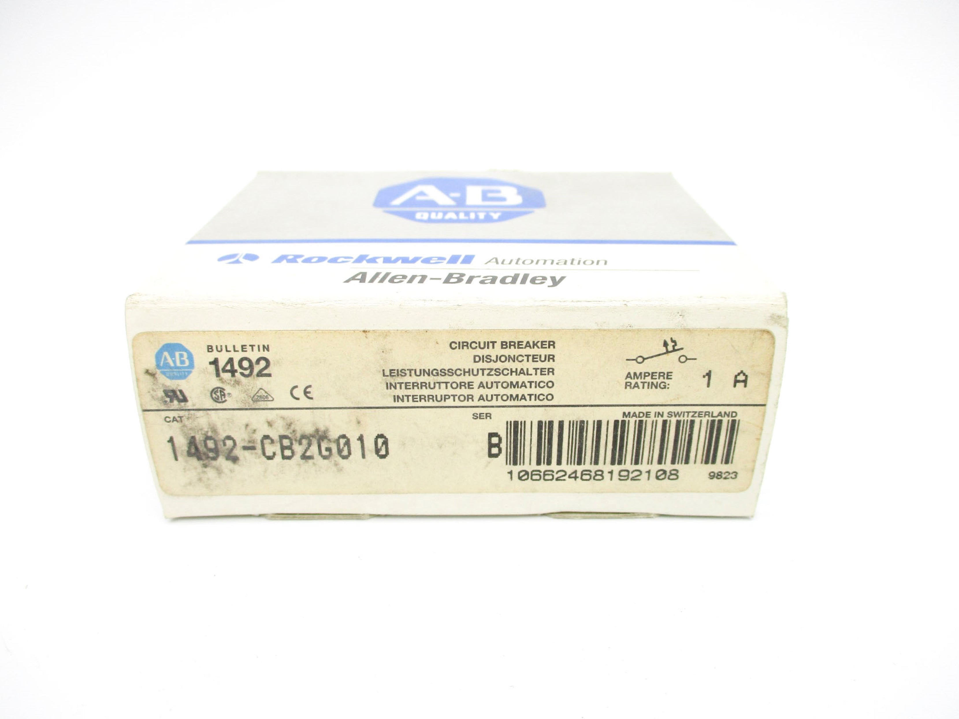 ALLEN BRADLEY 1492-CB2G010 SER. B 480VAC 1A NSMP