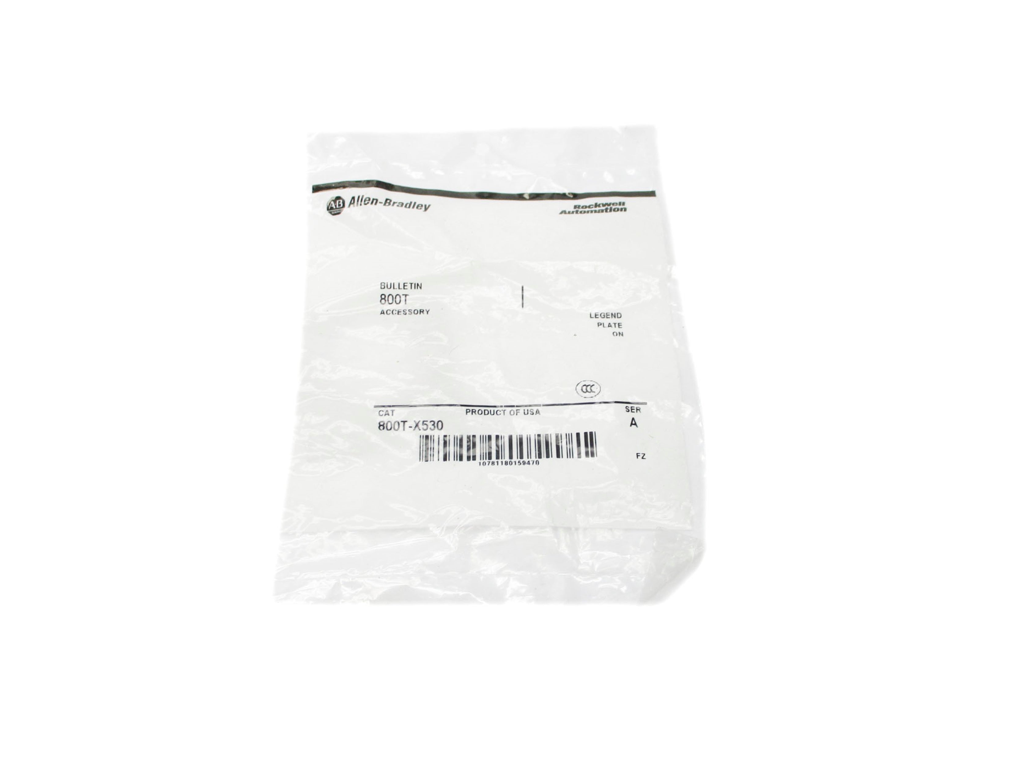 INDUSTRIAL SPARE PART 800T-X530 SER. A NSMP