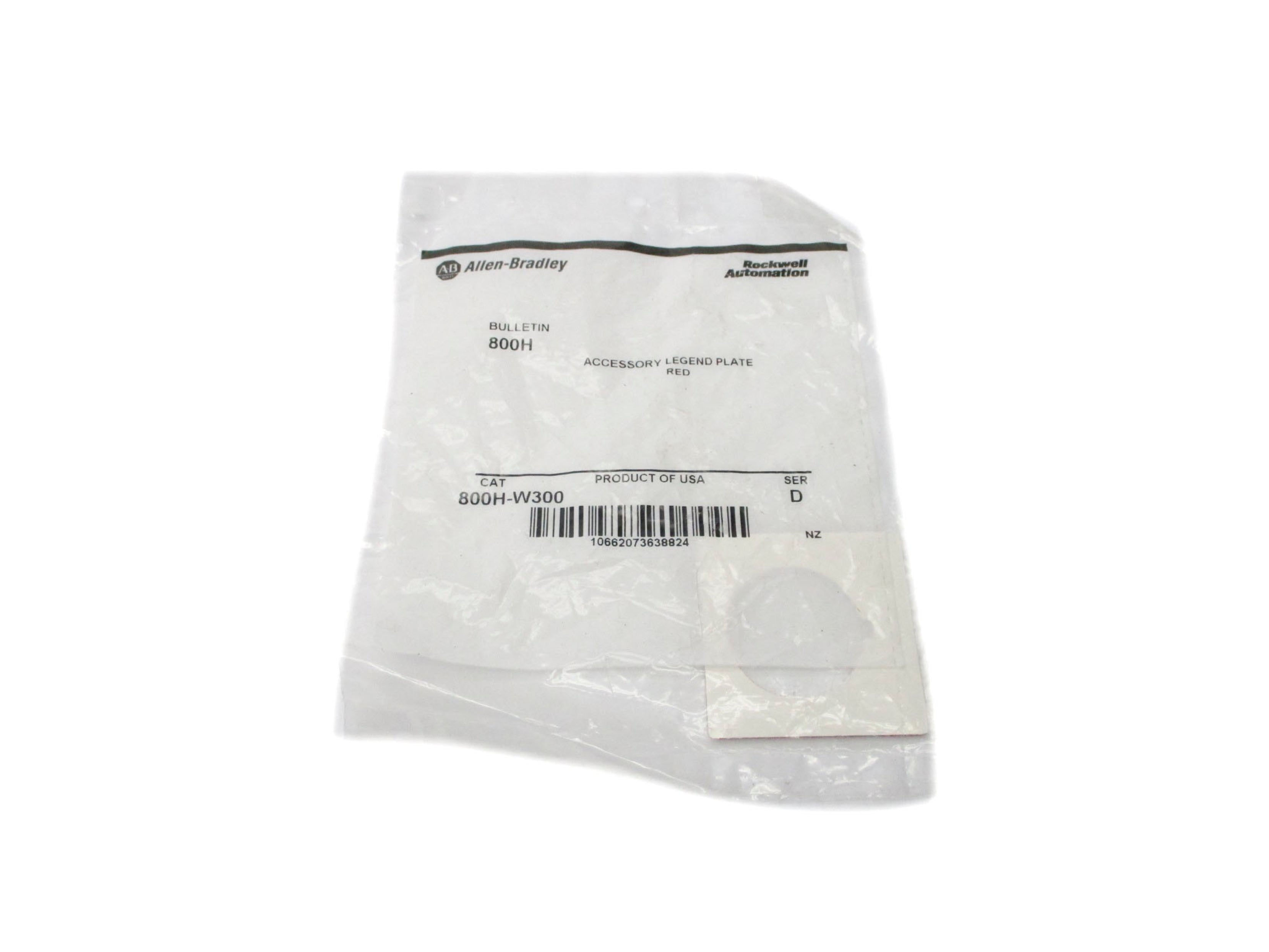 INDUSTRIAL SPARE PART 800H-W300 SER. D NSMP