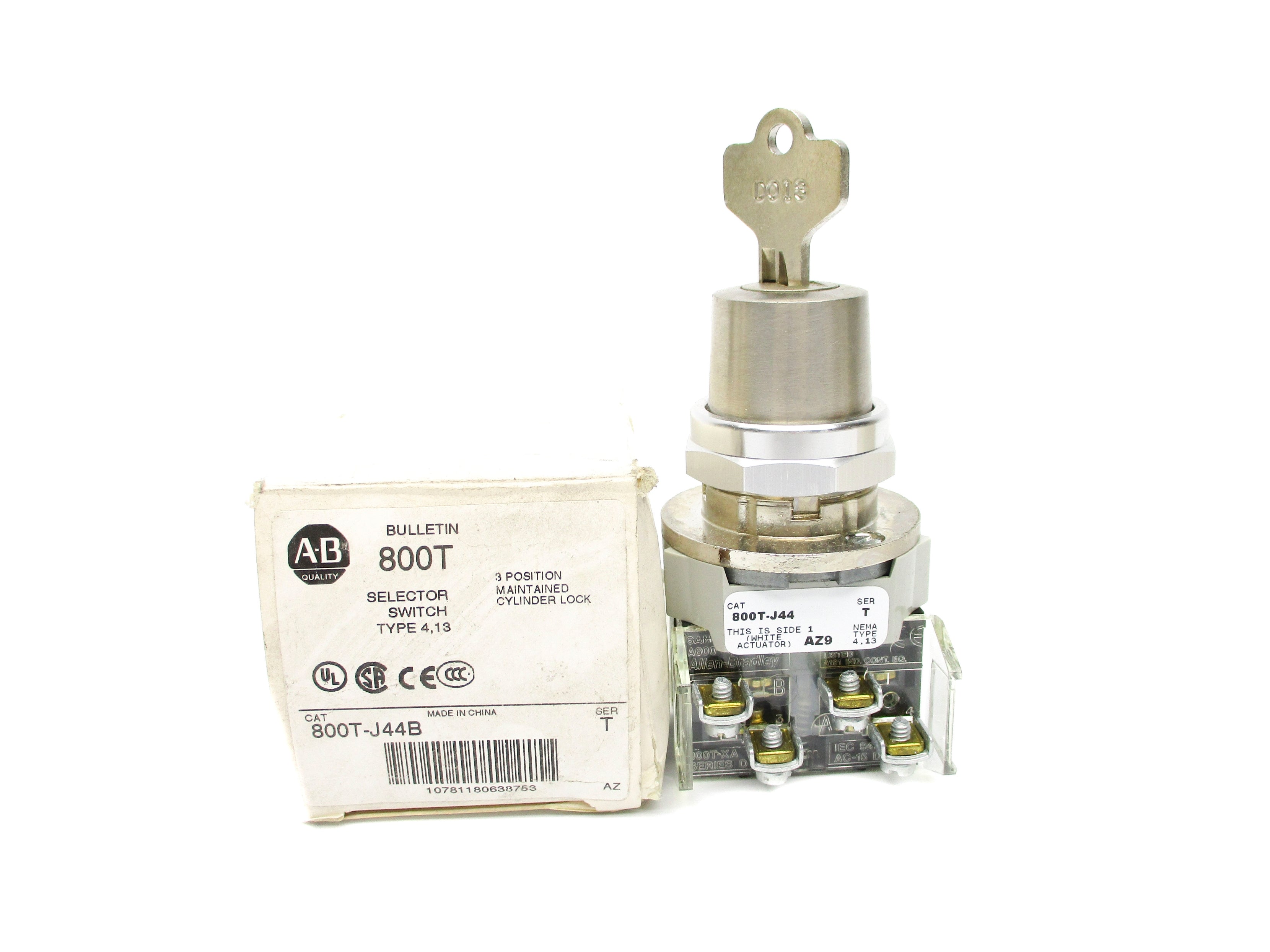 ALLEN BRADLEY 800T-J44B SER. T (WH) NSMP