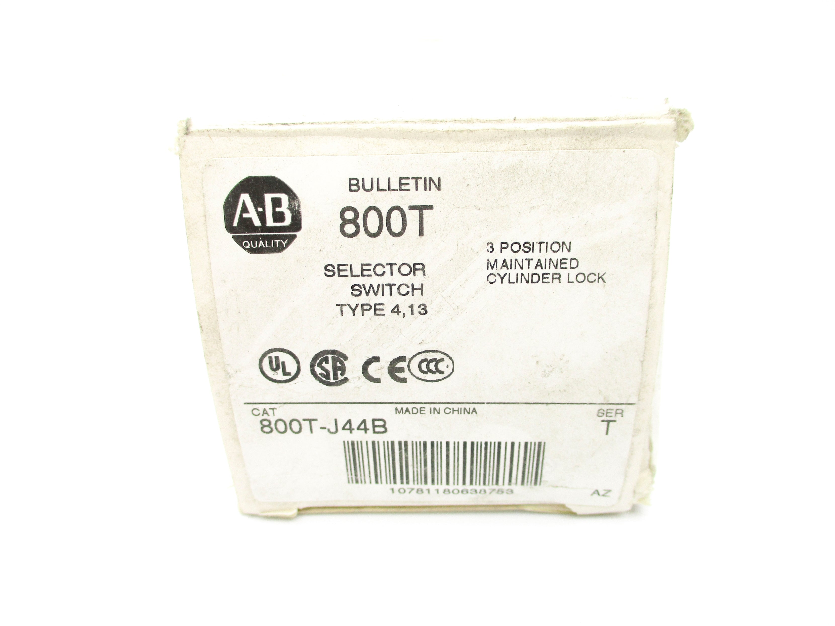 ALLEN BRADLEY 800T-J44B SER. T (WH) NSMP
