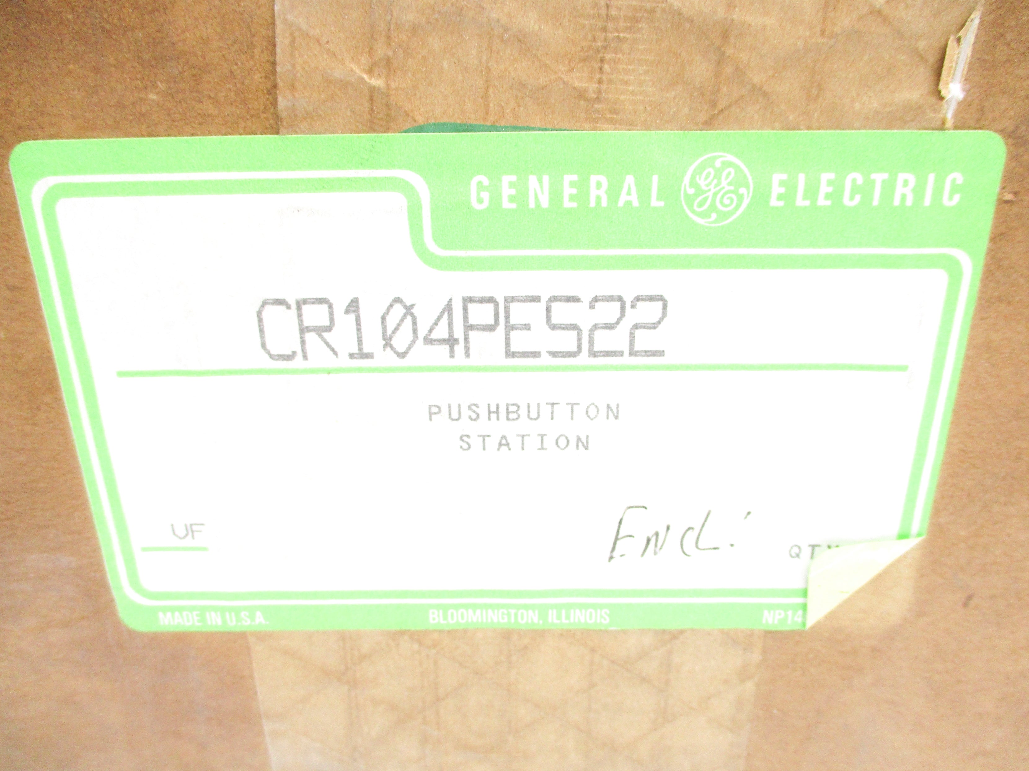GENERAL ELECTRIC CR104PES22 SER. A NSMP