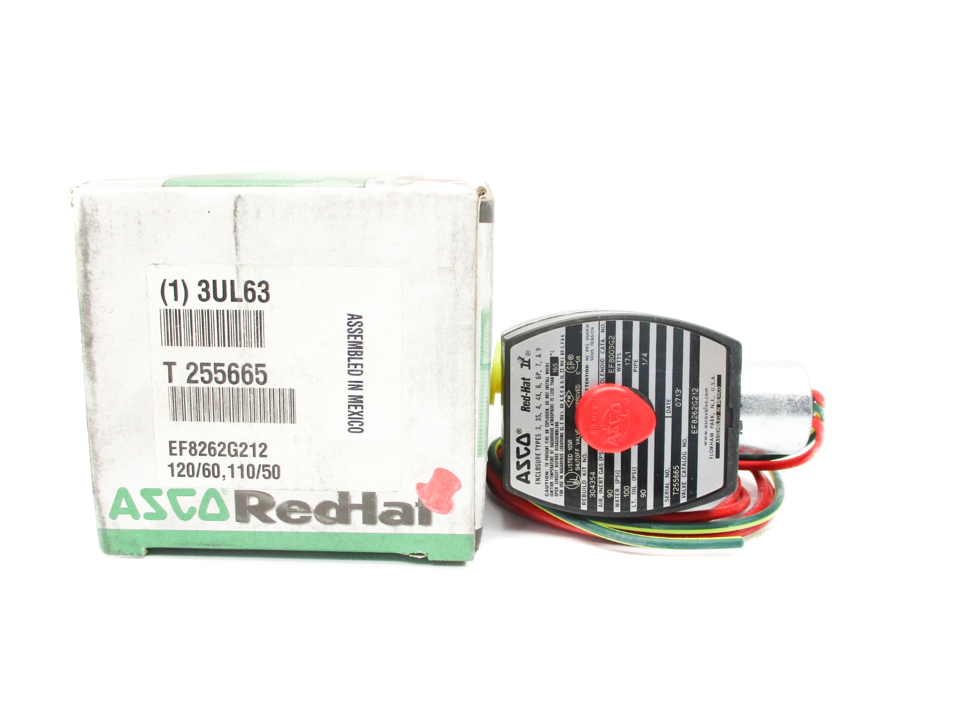 ASCO EF8262G212 110/120V 100PSI NSMP