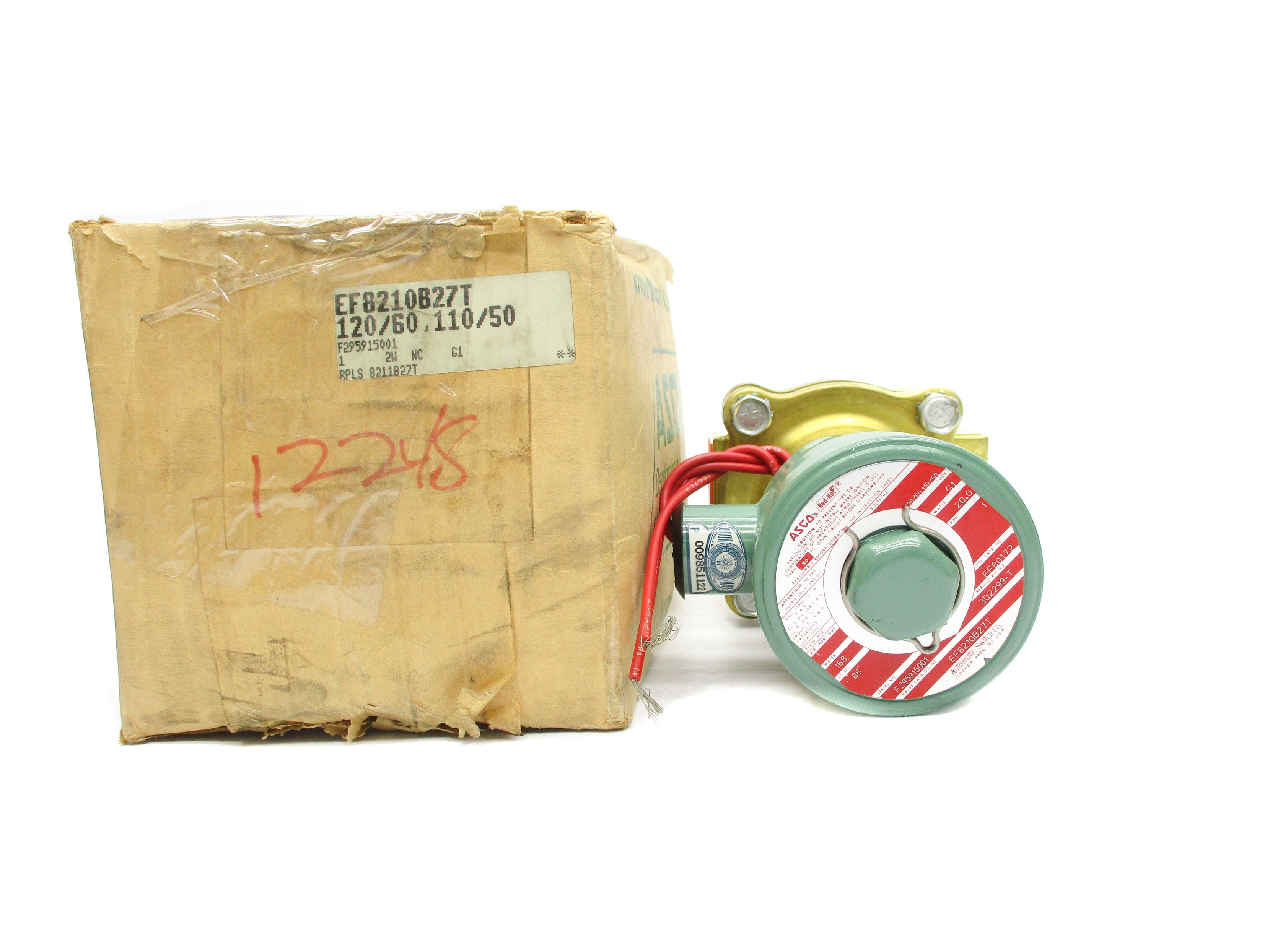 ASCO EF8210B27T 110/120V 168PSI NSMP