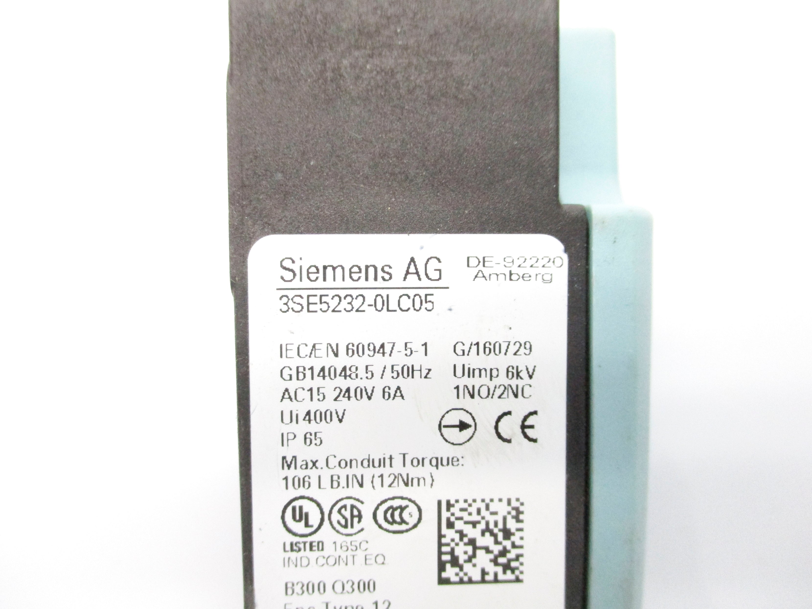 SIEMENS 3SE5232-0LC05 240V 6A NSNP