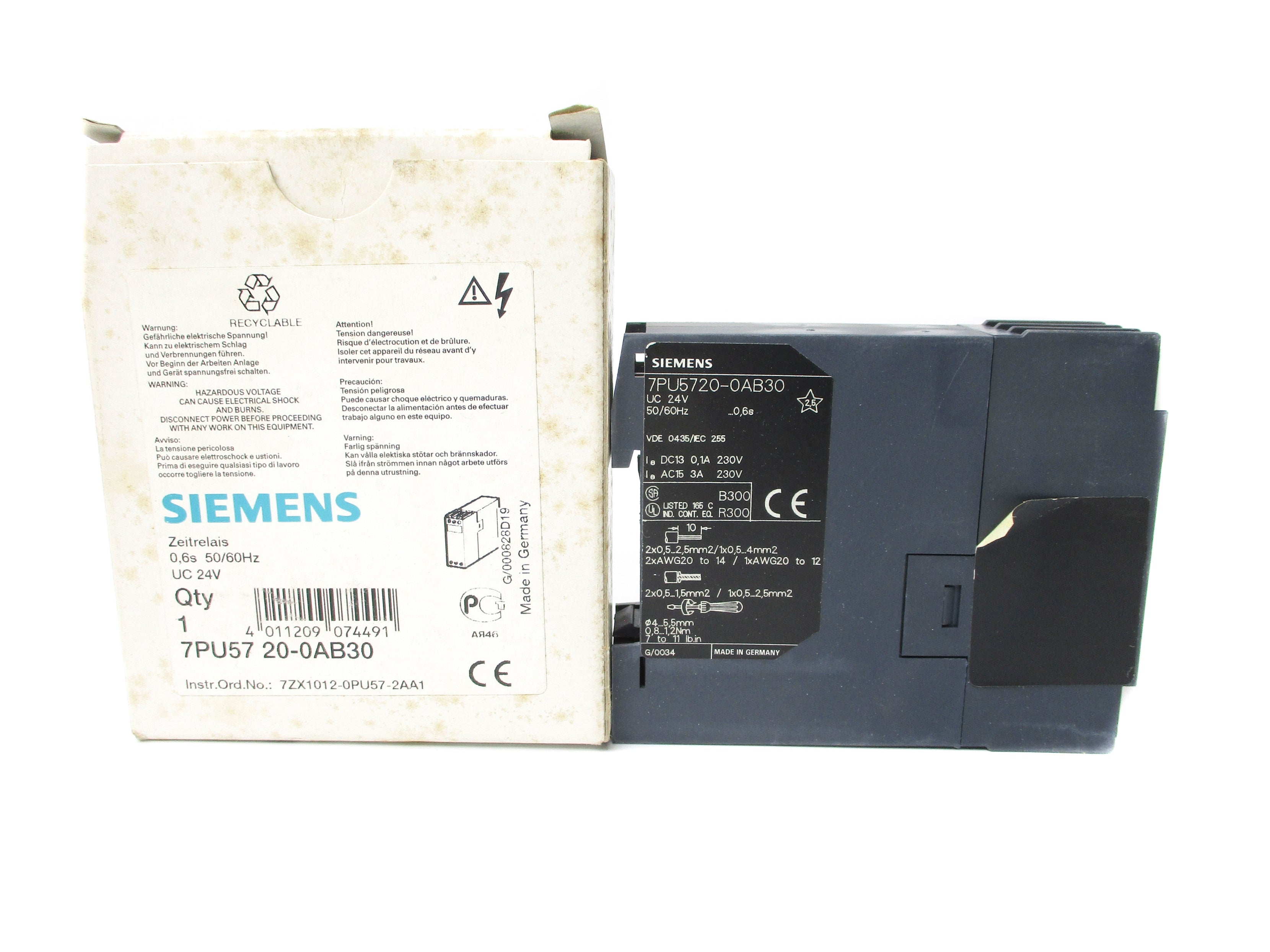SIEMENS 7PU5720-0AB30 24V NSMP