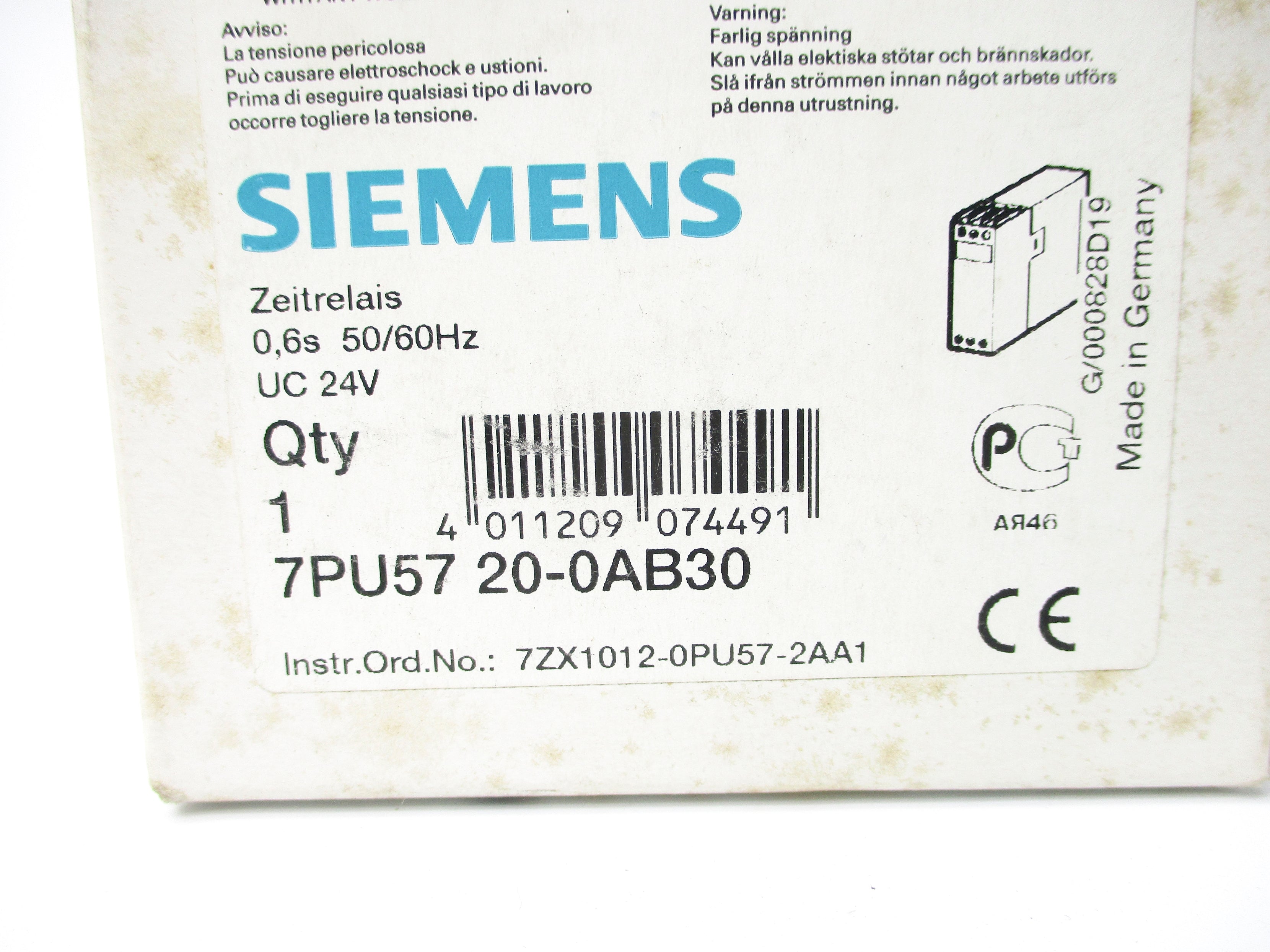 SIEMENS 7PU5720-0AB30 24V NSMP
