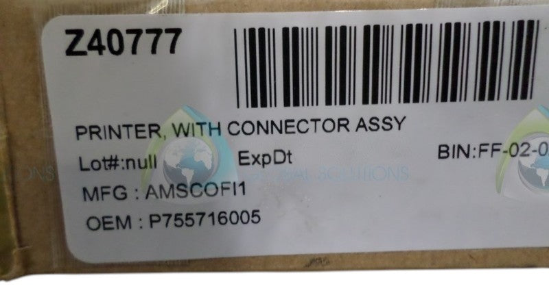 Z40777 PRINTER W/ CONNECTOR ASSY. NSMP