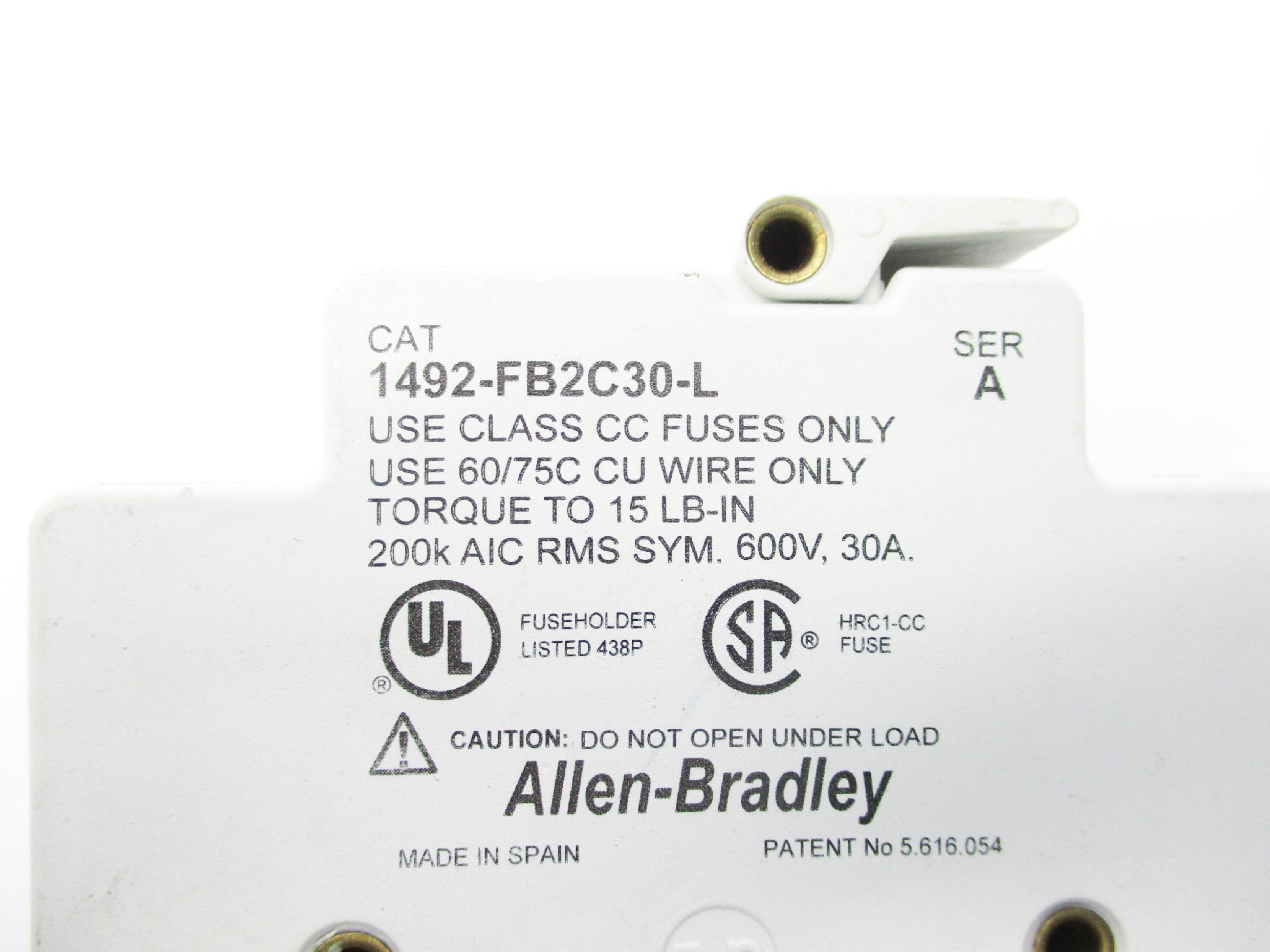 ALLEN BRADLEY 1492-FB2C30-L SER. A NSNP
