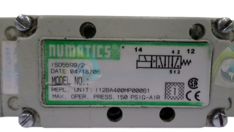 NUMATICS I12BA400MP00061 VALVE UNMP