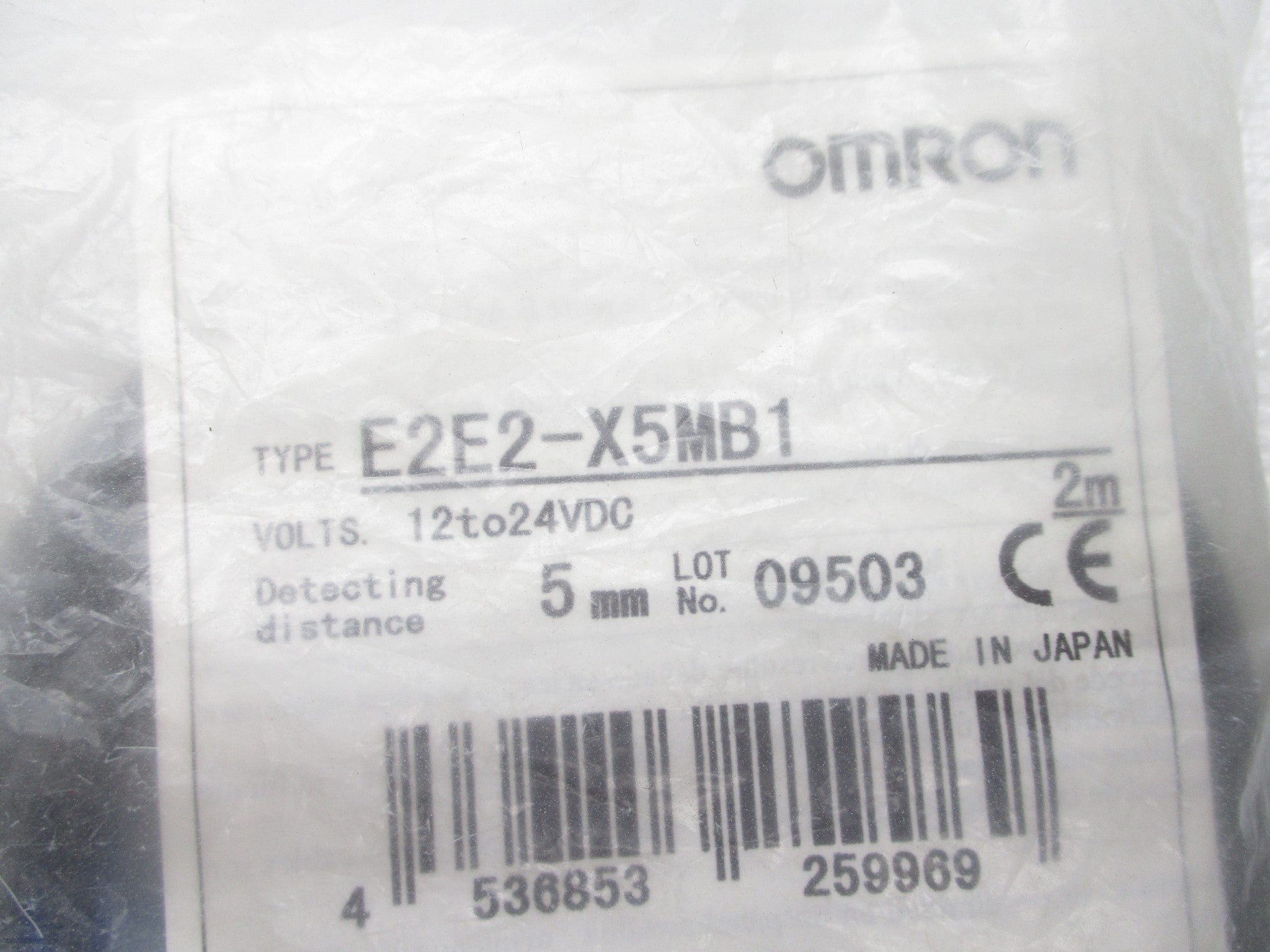 OMRON E2E2-X5MB1 5M NSMP