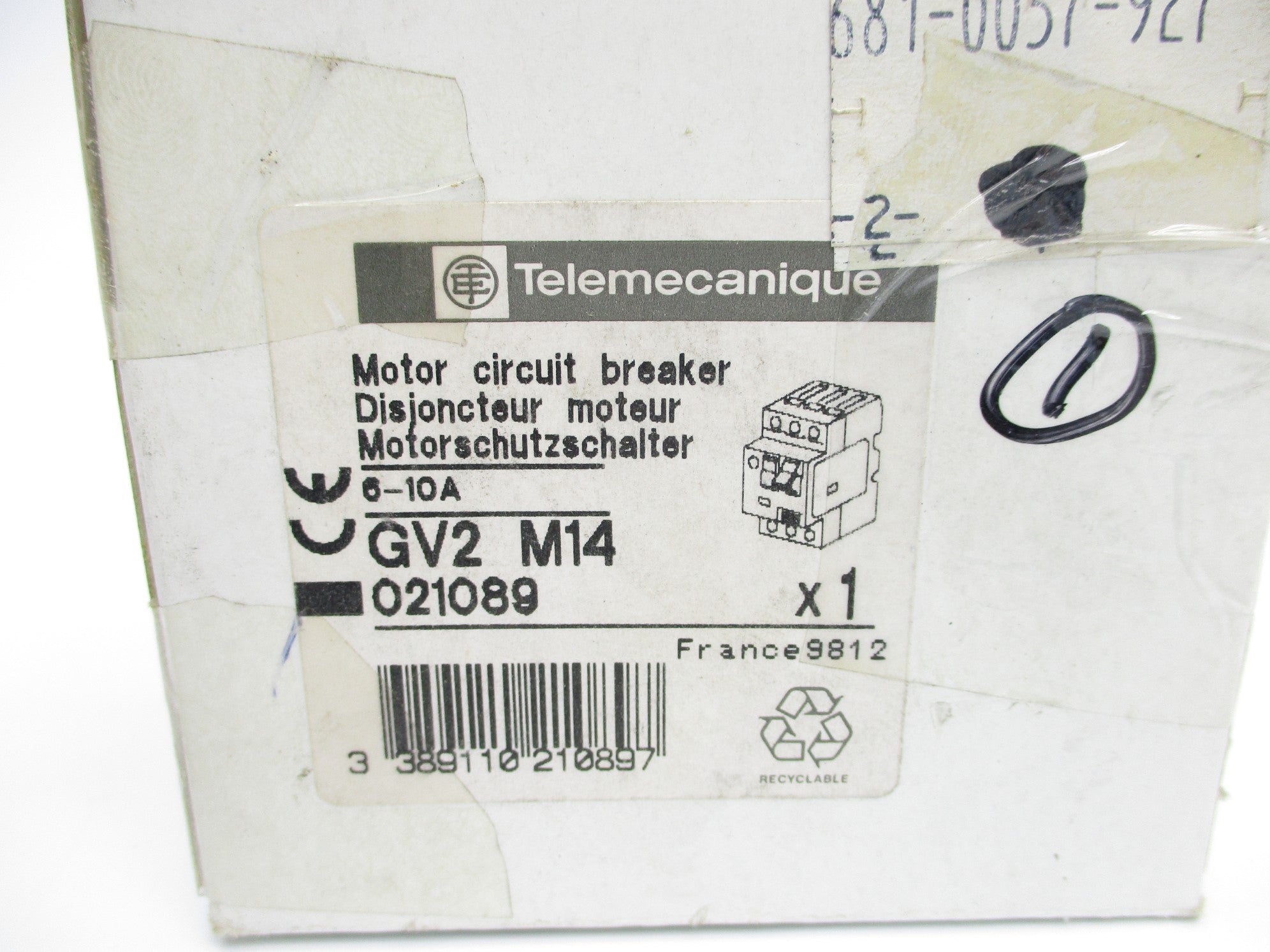 TELEMECANIQUE GV2M14 6-10A NSMP
